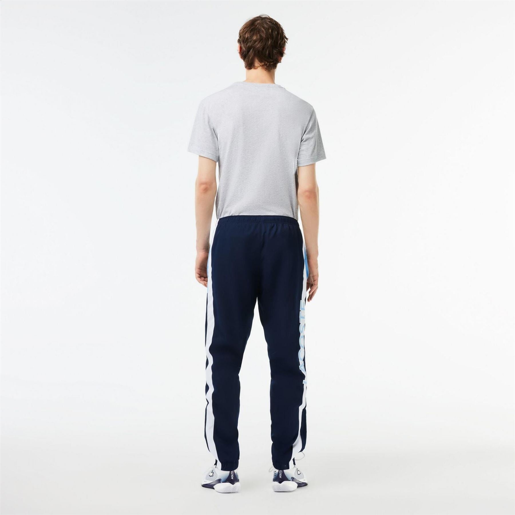 Lacoste Vertical Logo Color Block Slim Cut Track Pants