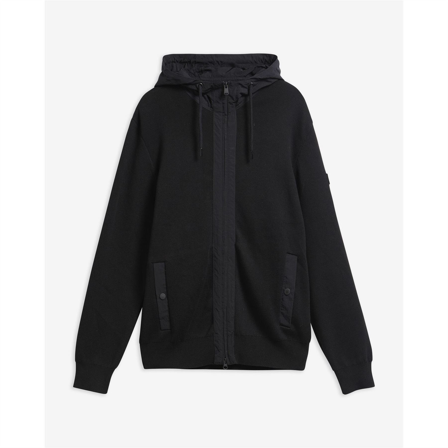 Barbour International Inline Knit Cotton Zip Hoodie