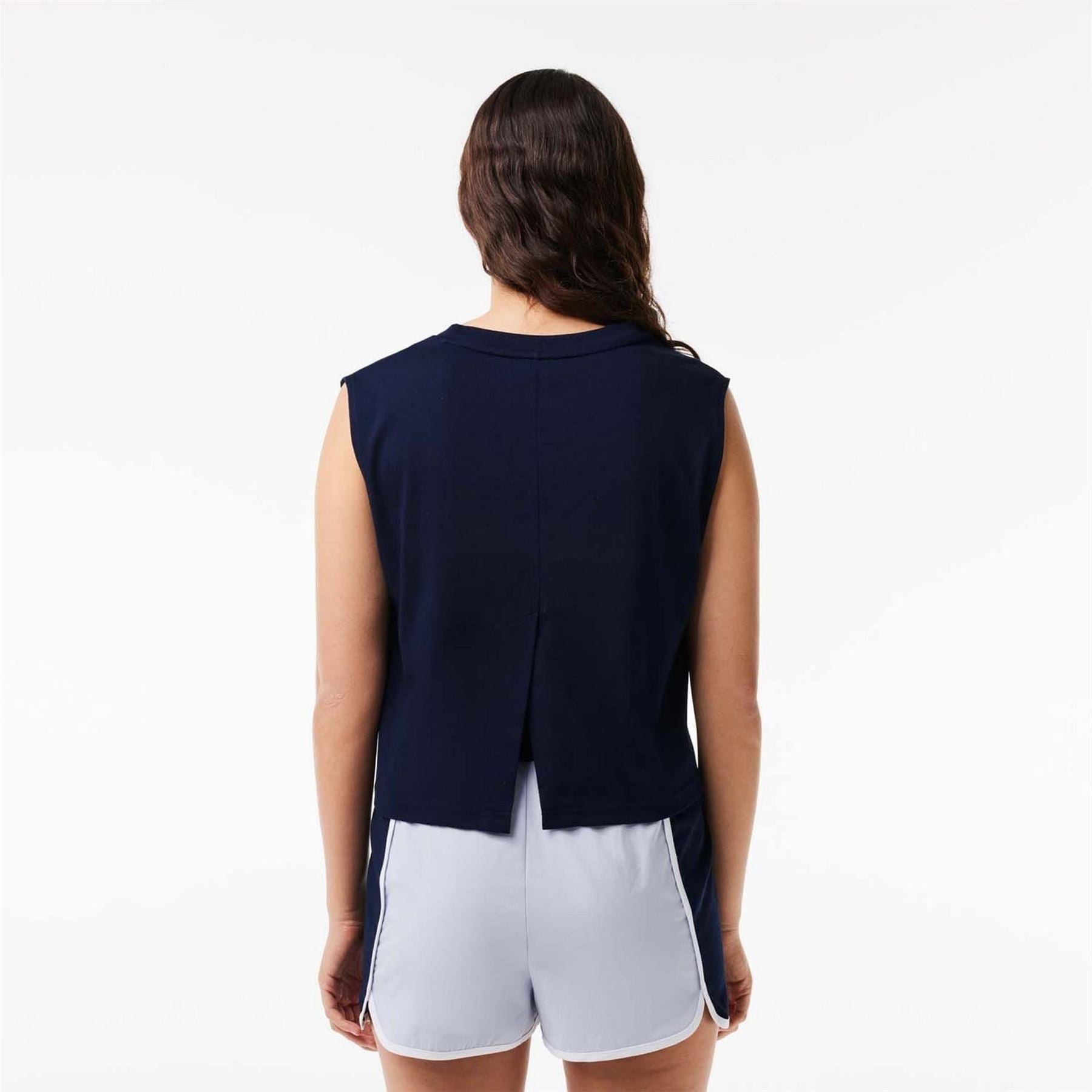 Lacoste Dry Cotton Sport Crop Top