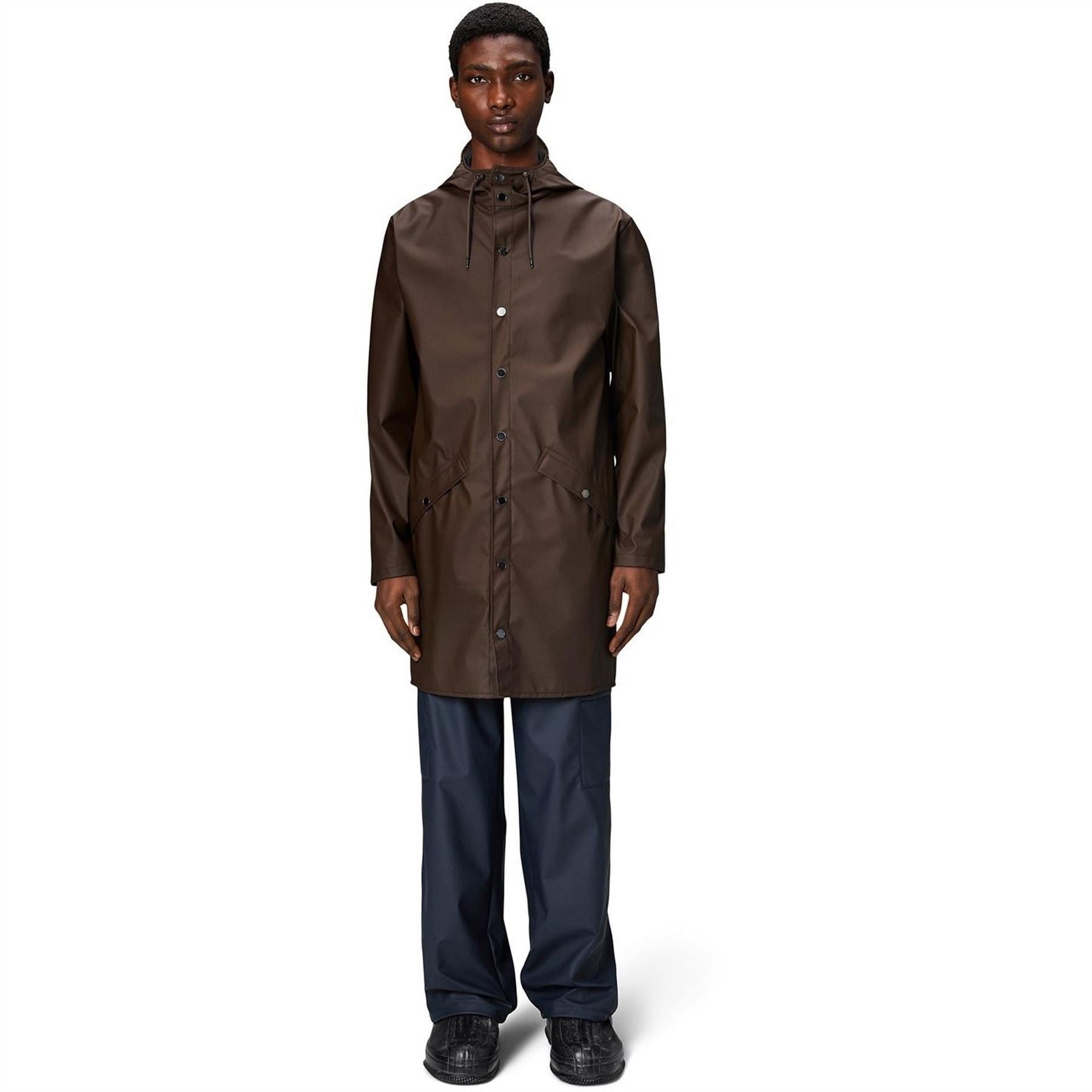 Rains Adults Waterproof Hooded Long Sleeve Rain Anorak