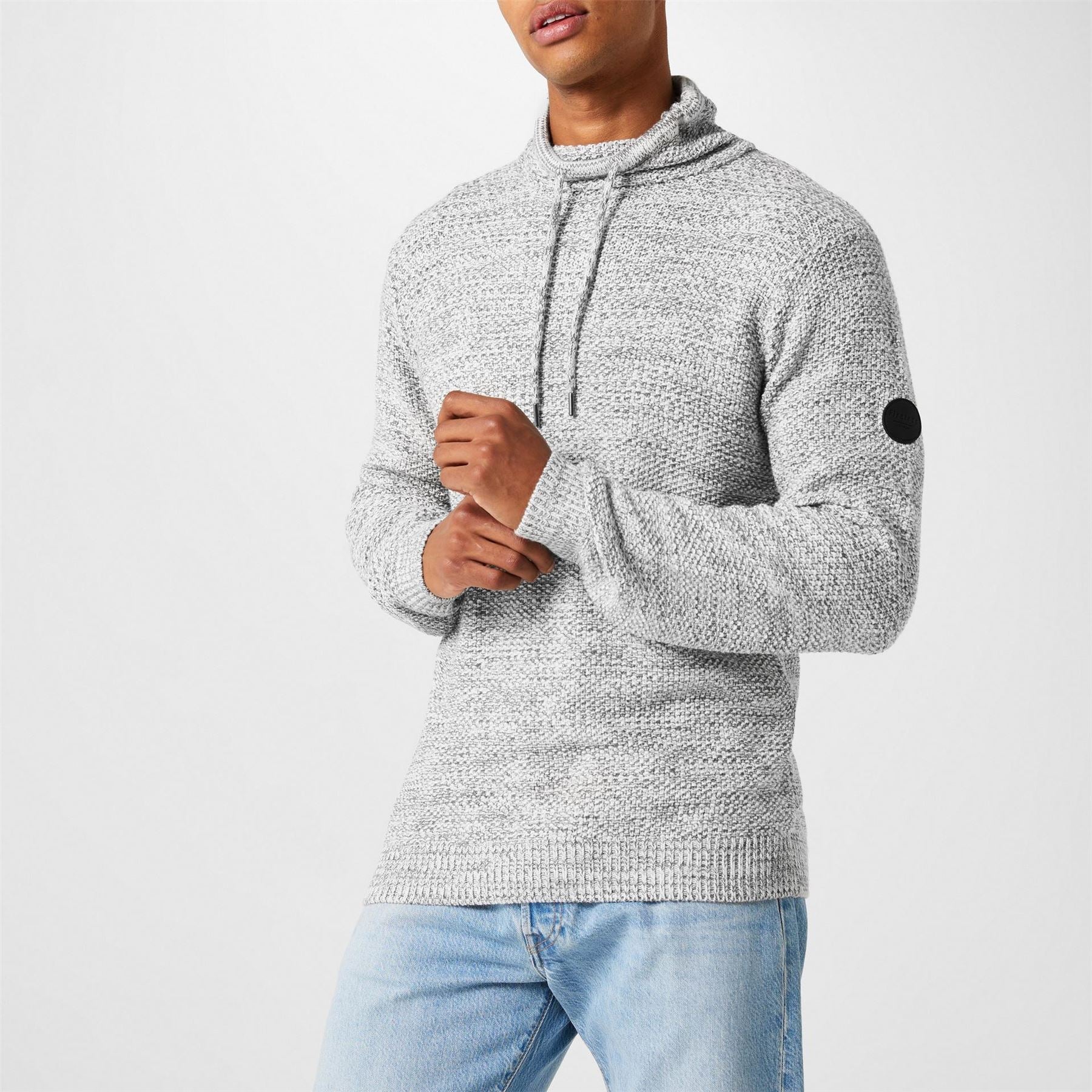 Firetrap Mens Cowl Neck Jumper