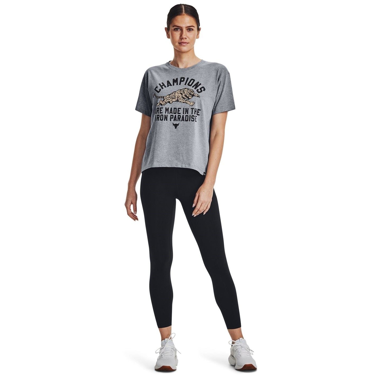 Under Armour Rock Iron Heavyweight Text Graphic Competition T-Shirt