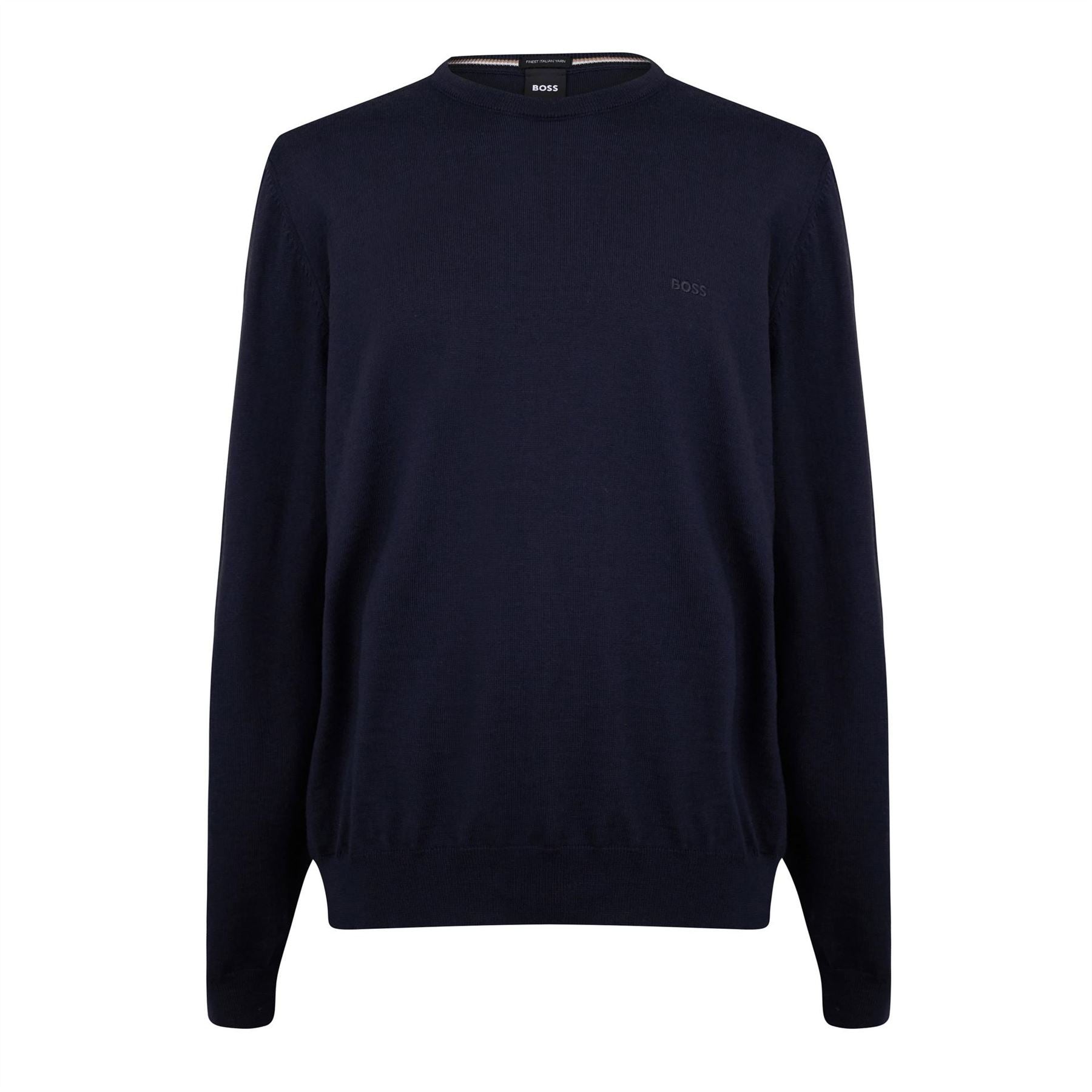 Boss Botto L 01 Black Classic Fit Crew Neck Jumper
