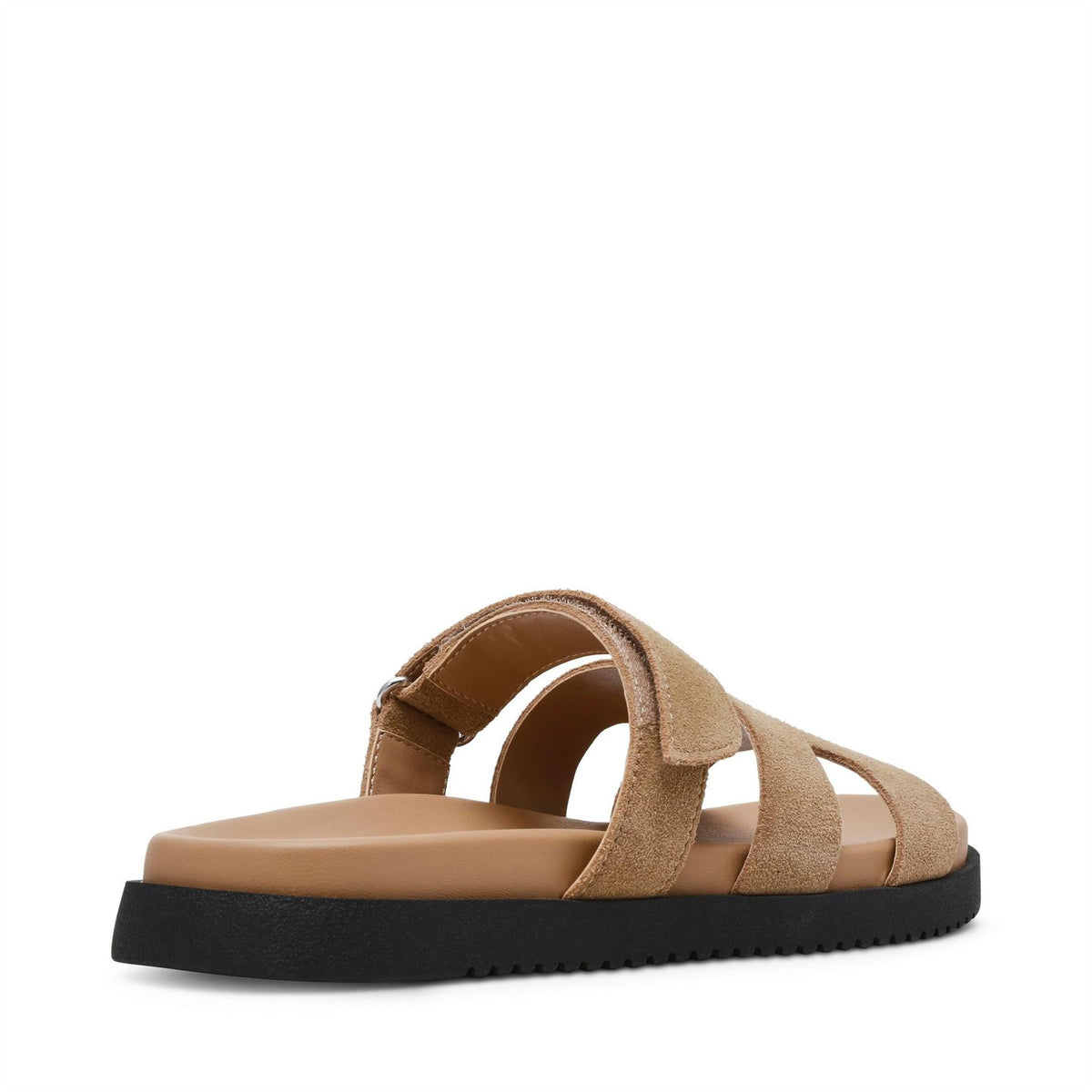 Steve Madden Textured Open Toe Slide Sandals