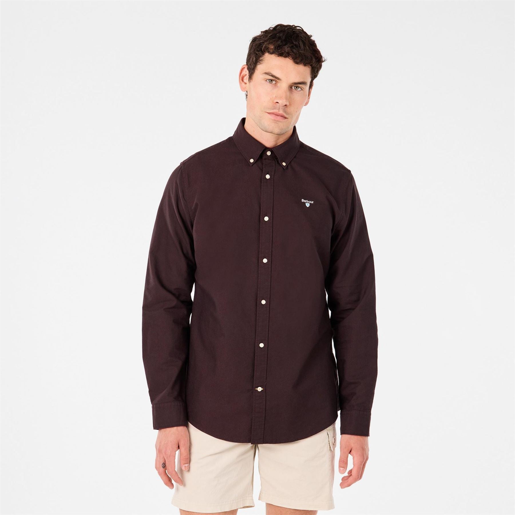 Barbour Oxford Button Down Plain Shirt