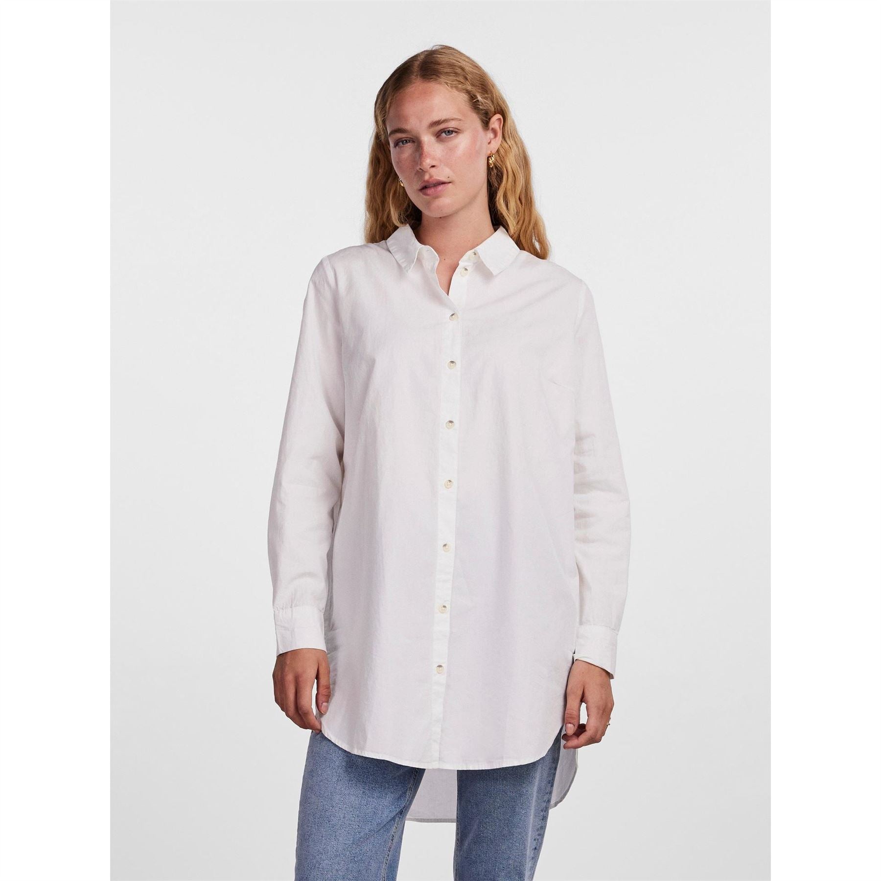 Pieces Long Sleeve Regular Fit Shirt