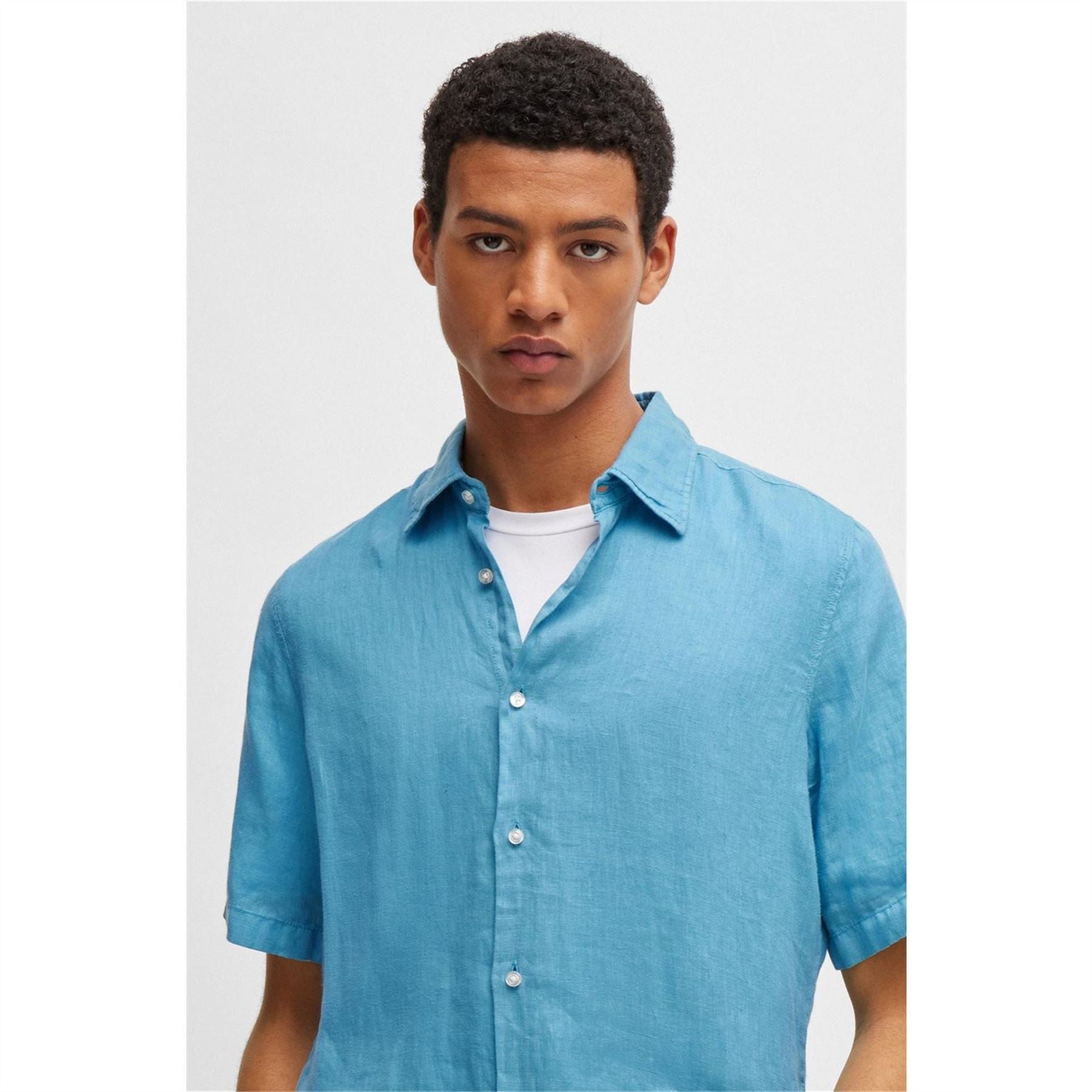 Boss Hbo Rash 2 Lin Short Sleeve Relaxed FiT-Shirt