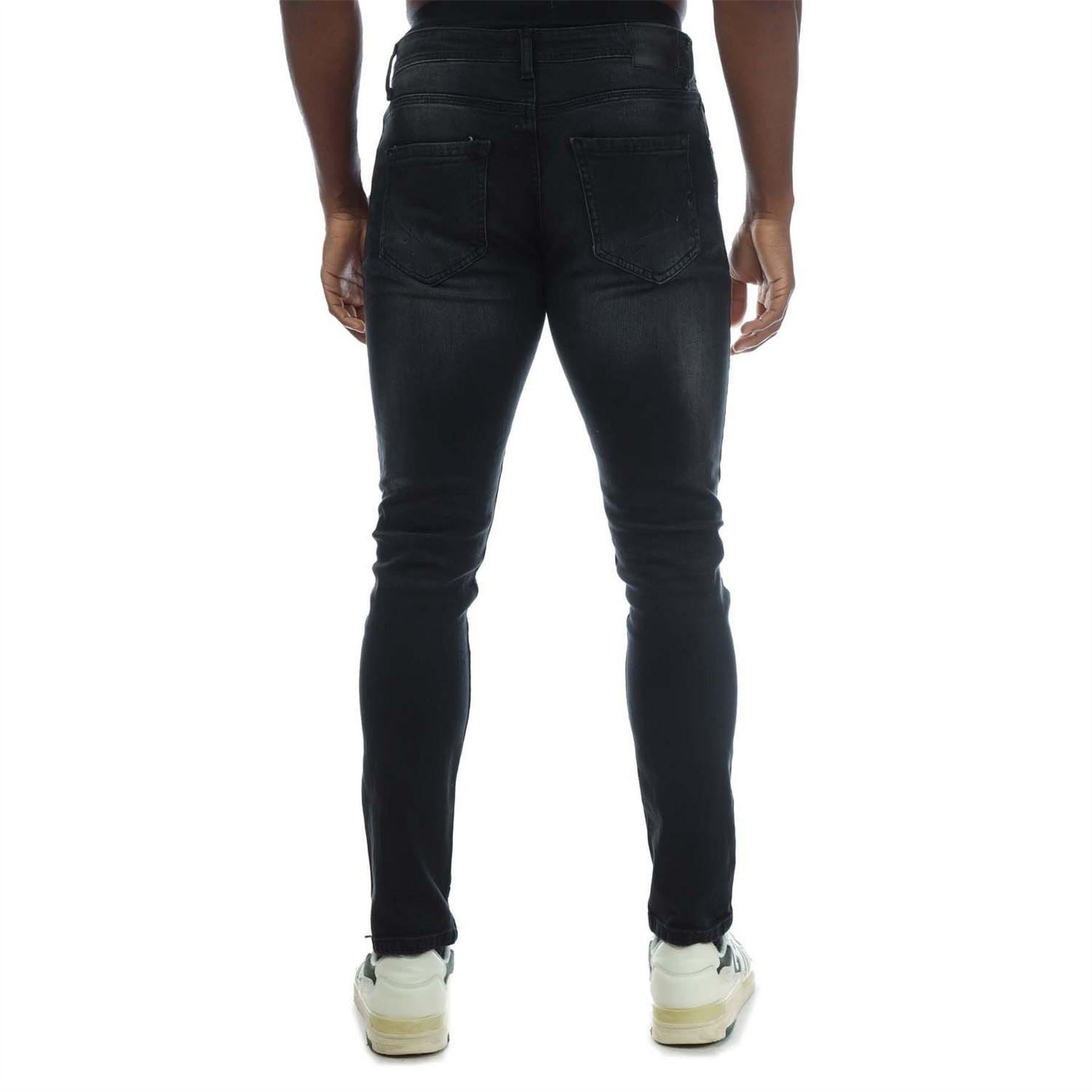 Duck and Cover Overbug Tapered Fit Jeans