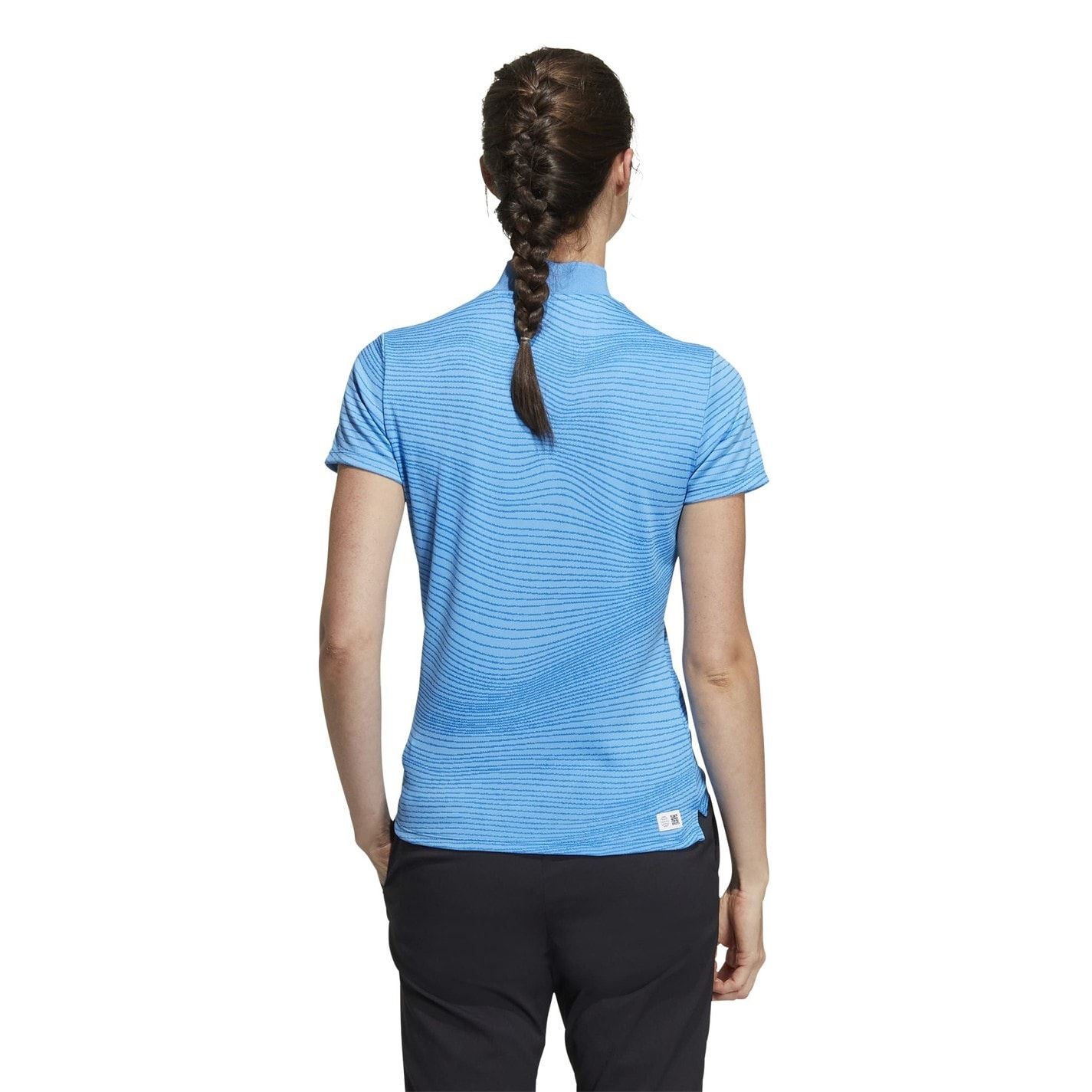 adidas Womens Made To Be Remade Rib Collar Polo Shirt