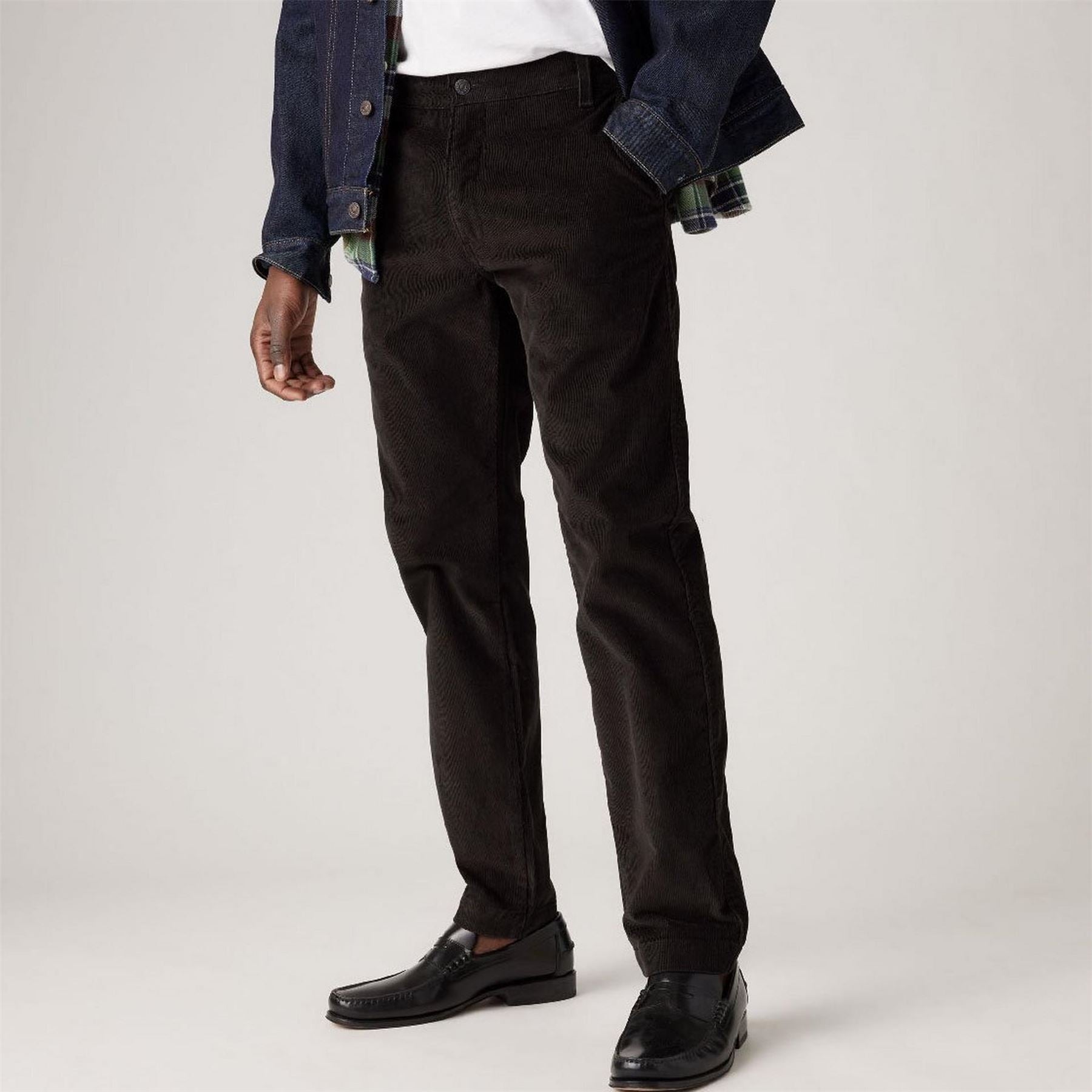 Levis Karla Solid Patterned Straight Chinos