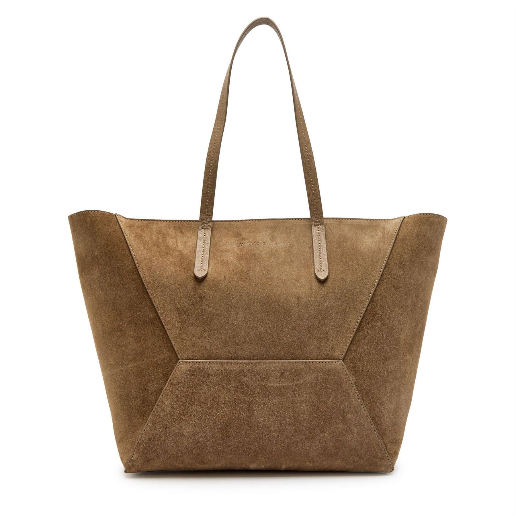 Brunello Cucinelli Suede Tote Med