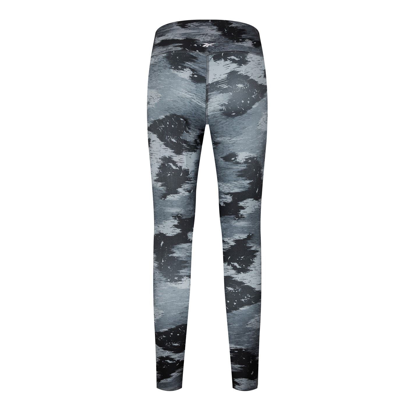 Reebok Womens Workout Ready Camo Print Leggings Gym Legging