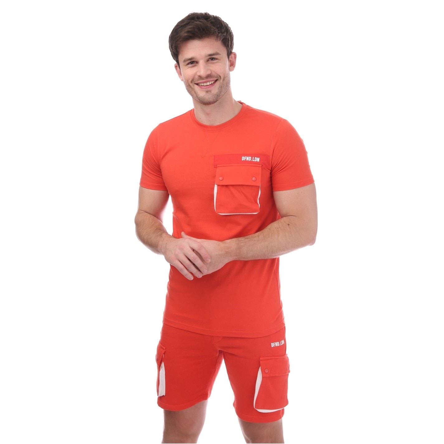 DFND London Dfndl Crater Top And Shorts Set
