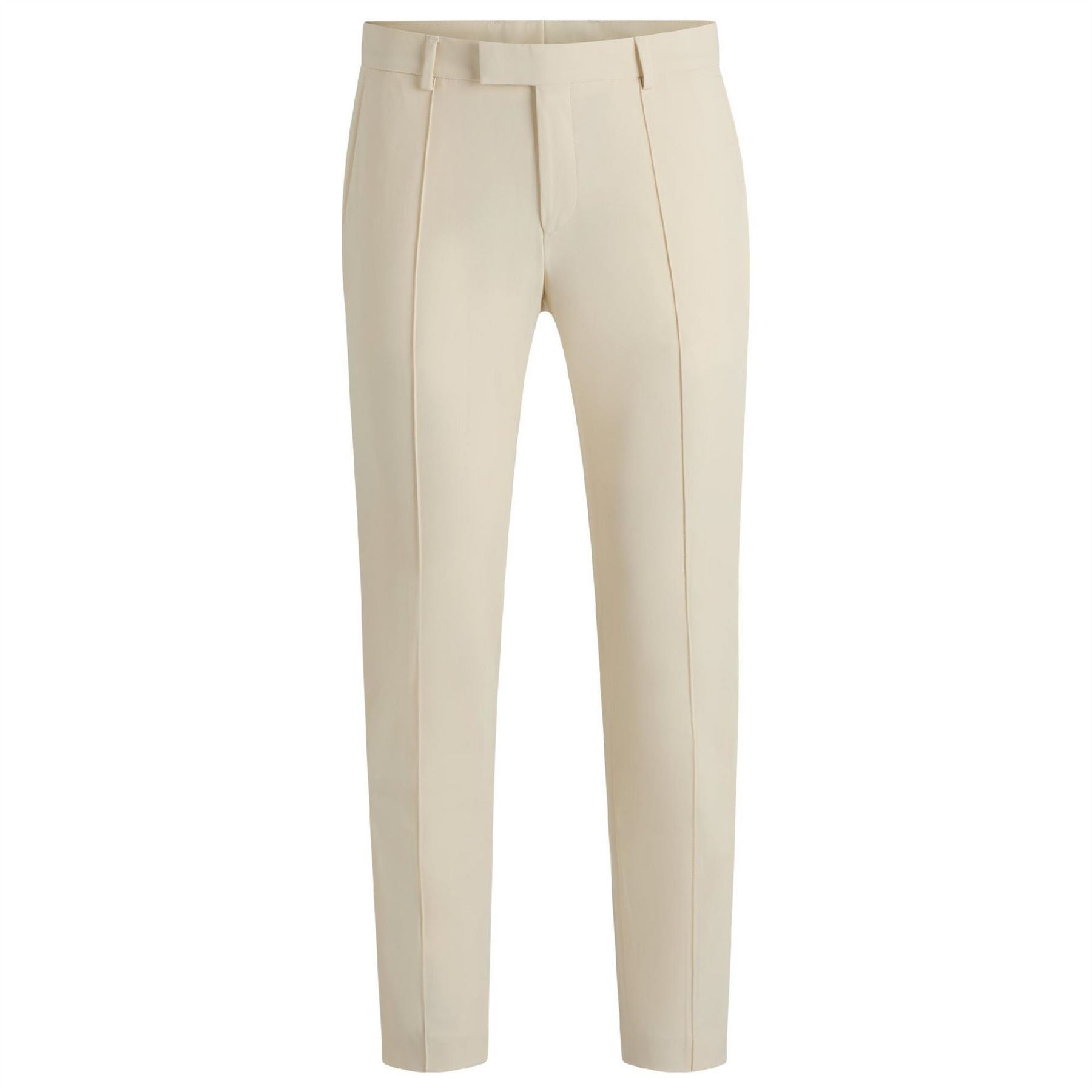 Boss Genius J Solid Patterned Straight Chinos
