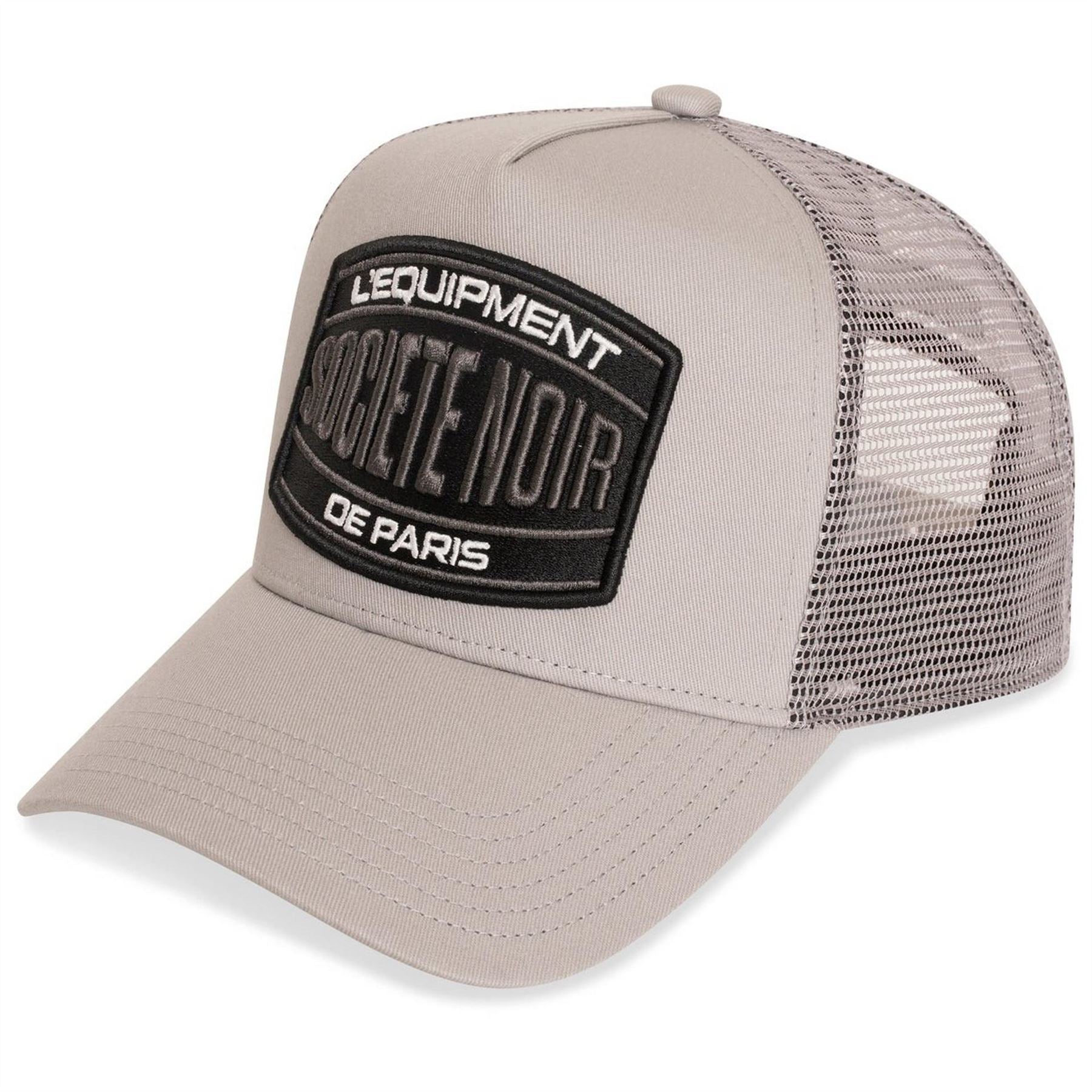 Societe Noir Logo Lettering Adjustable Trucker Cap
