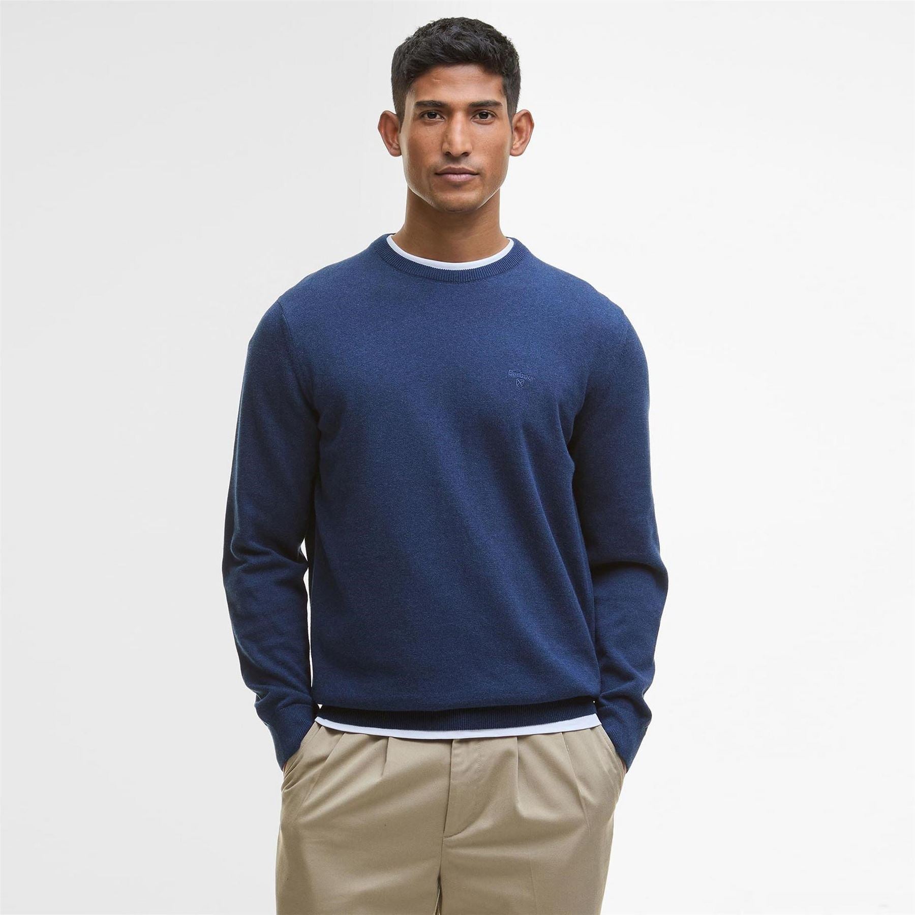 Barbour Cotton Crew Neck Jumper