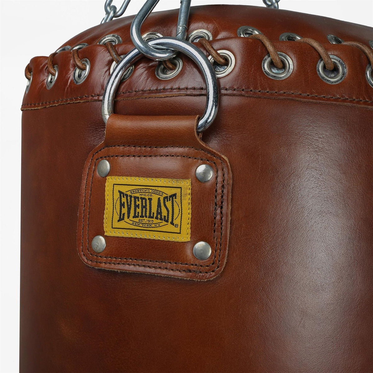 Everlast Pro Leather Heavy Punching Bag Vintage Brown 45kgs