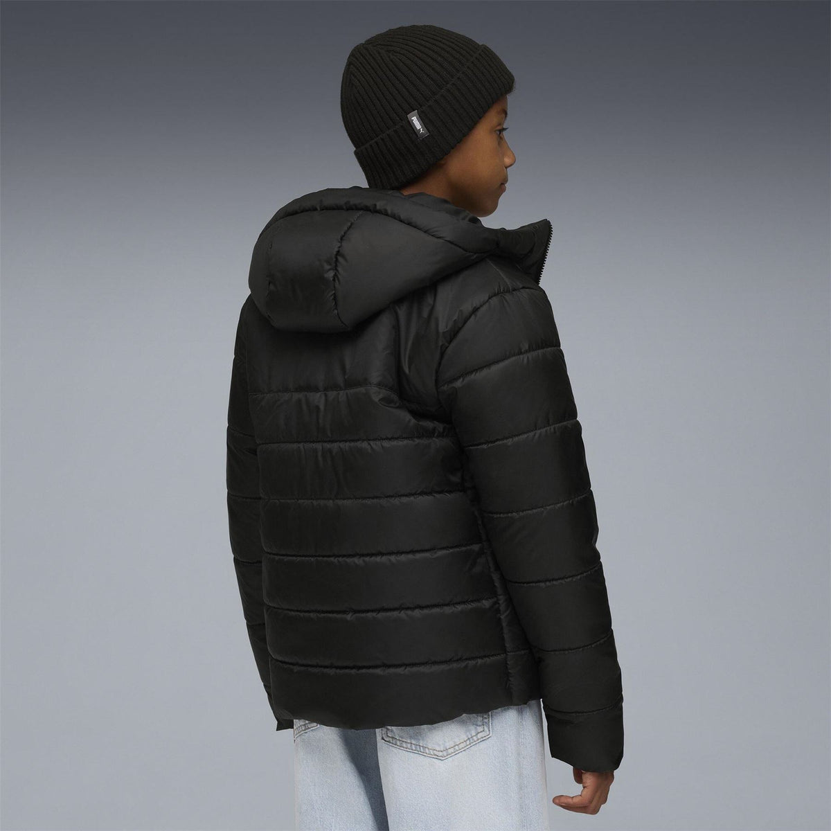 Puma PUMA Essentials Hooded Water Repellent Full Zip Padded Puffer Jacket