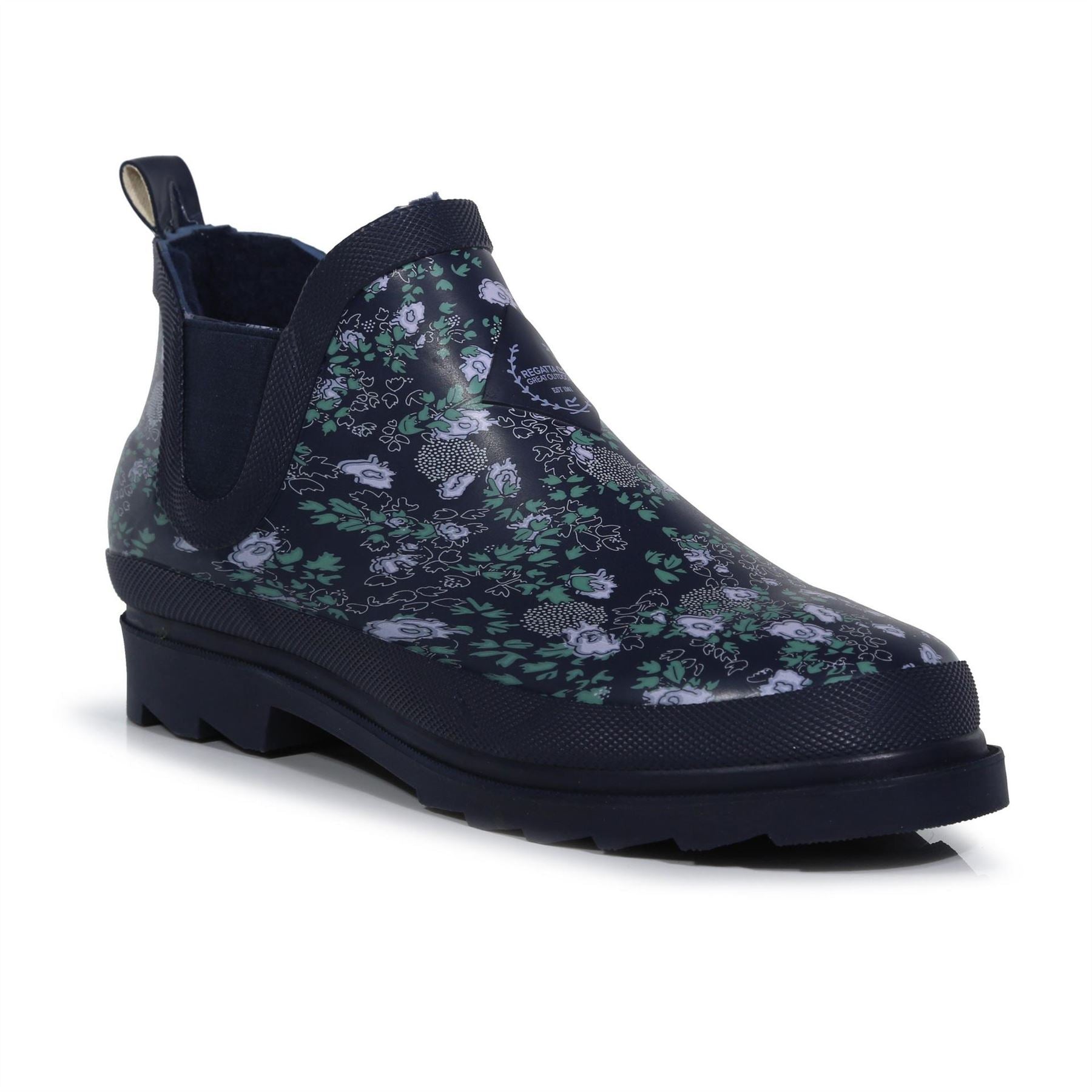 Regatta Harper Floral Rain Boots with Lug Sole