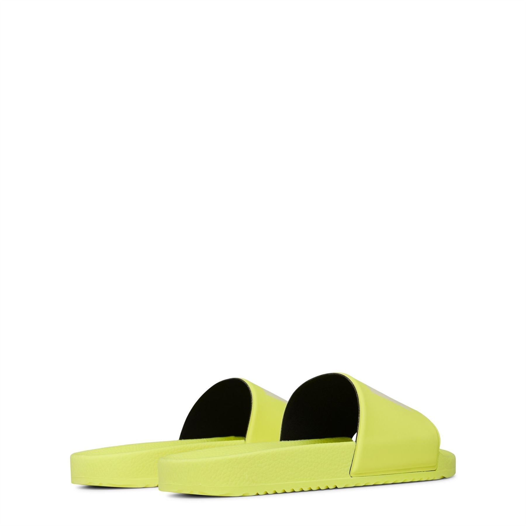 Hugo Logo Print Open Toe Slides