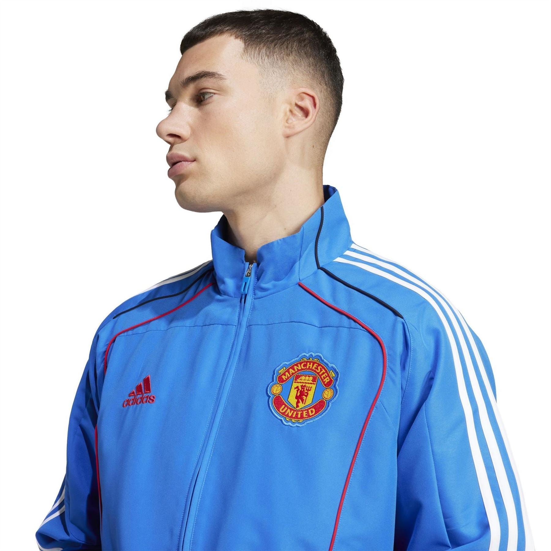 adidas Mens Manchester United Ubackpack Tracksuit Top