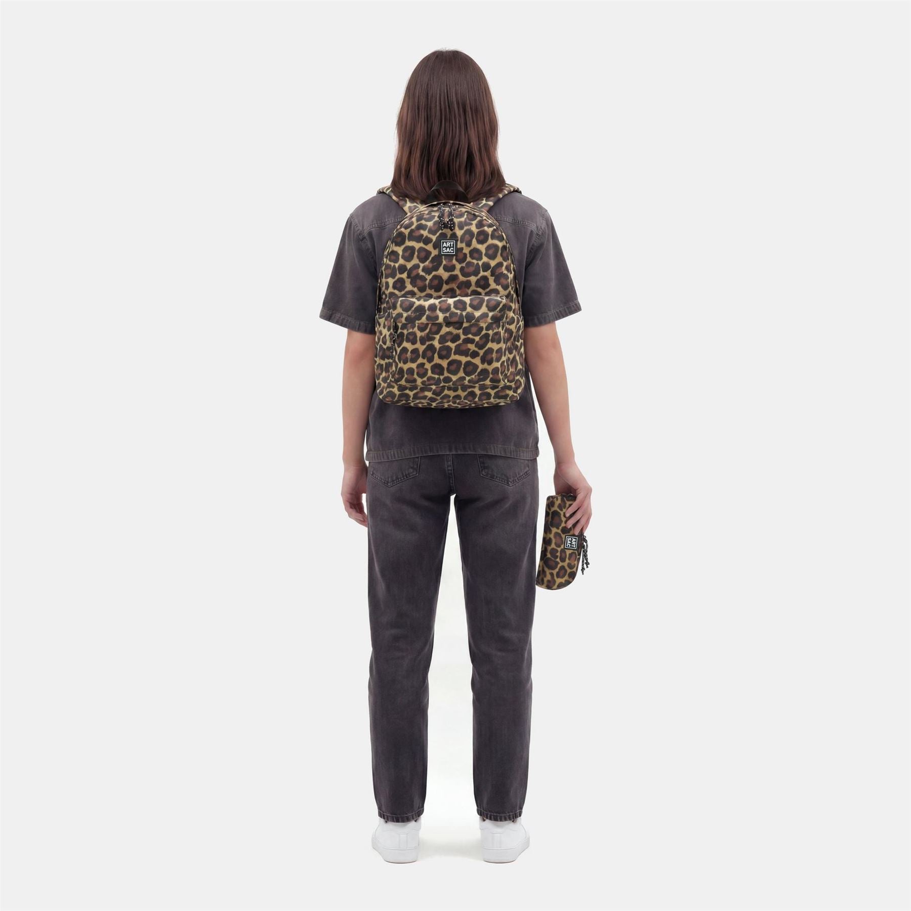 Artsac Front Pocket Backpack And Pencil Case Set