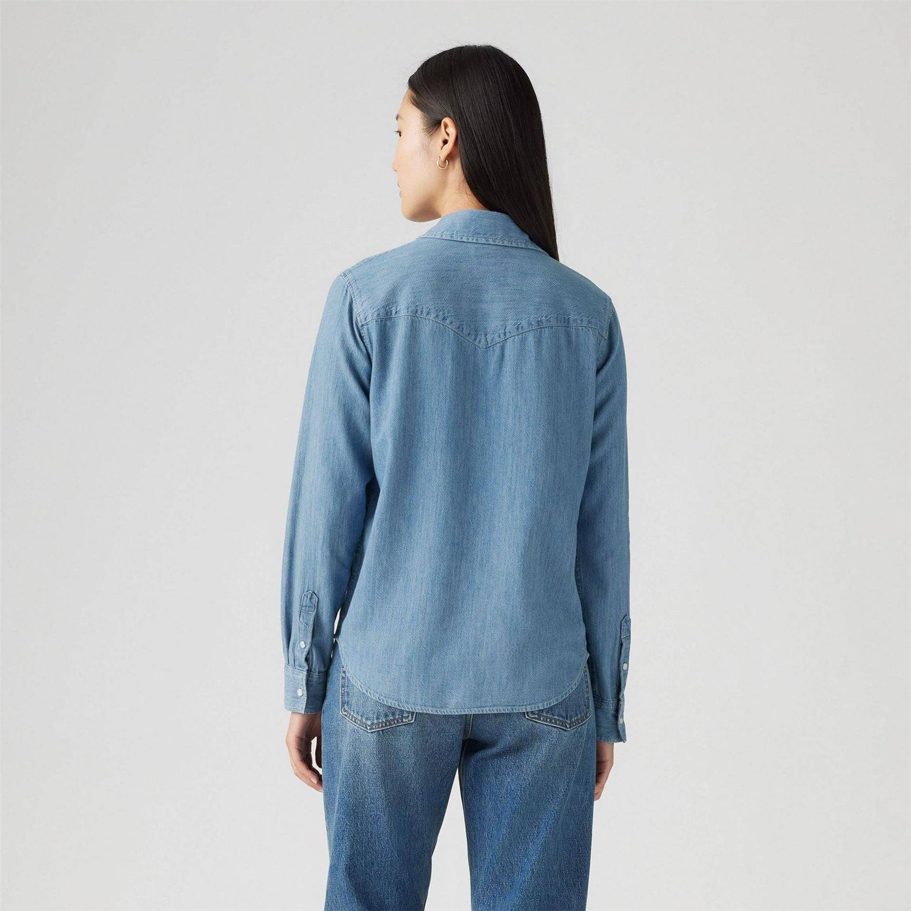 Levis Iconic Western Long Sleeve Denim Shirt