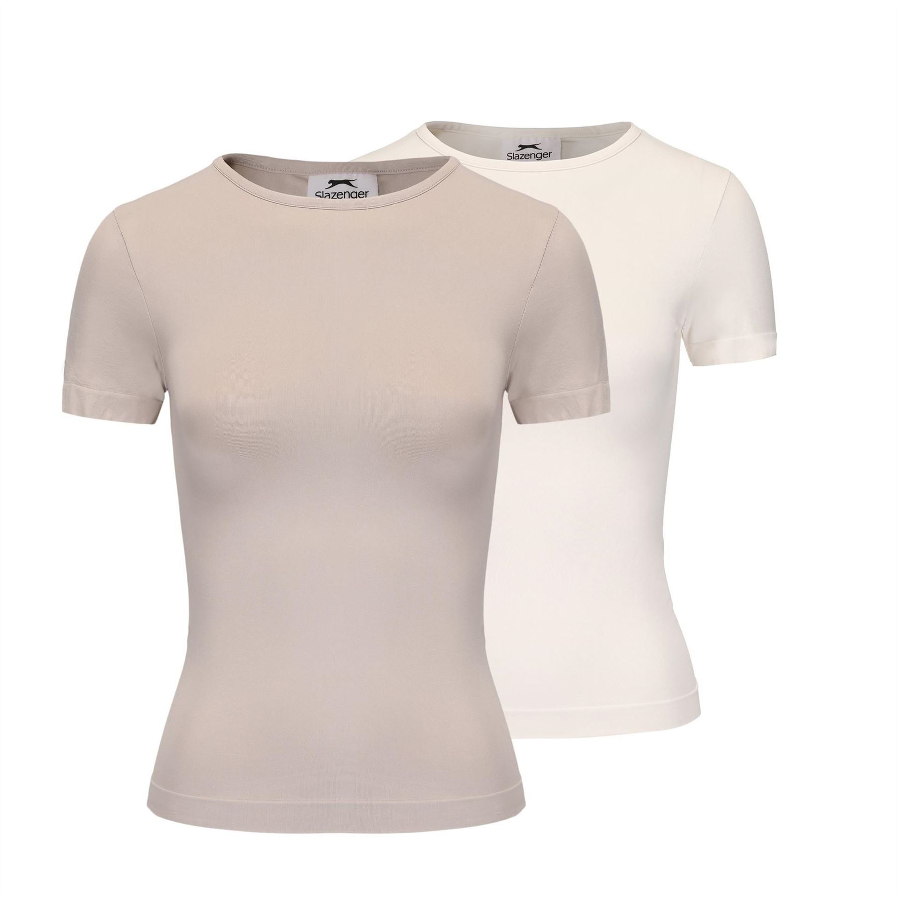 Slazenger 2 Pack Slim Fit Crew Neck T-Shirt
