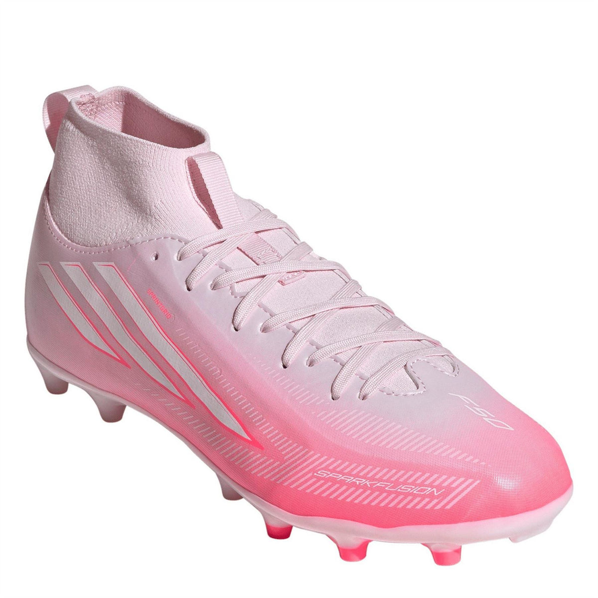 adidas Sparkfusion League Mid Cut Firm Ground Football Boots Juniors