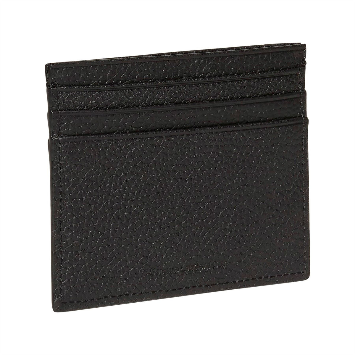 Calvin Klein Embossed Logo Leather Card Case