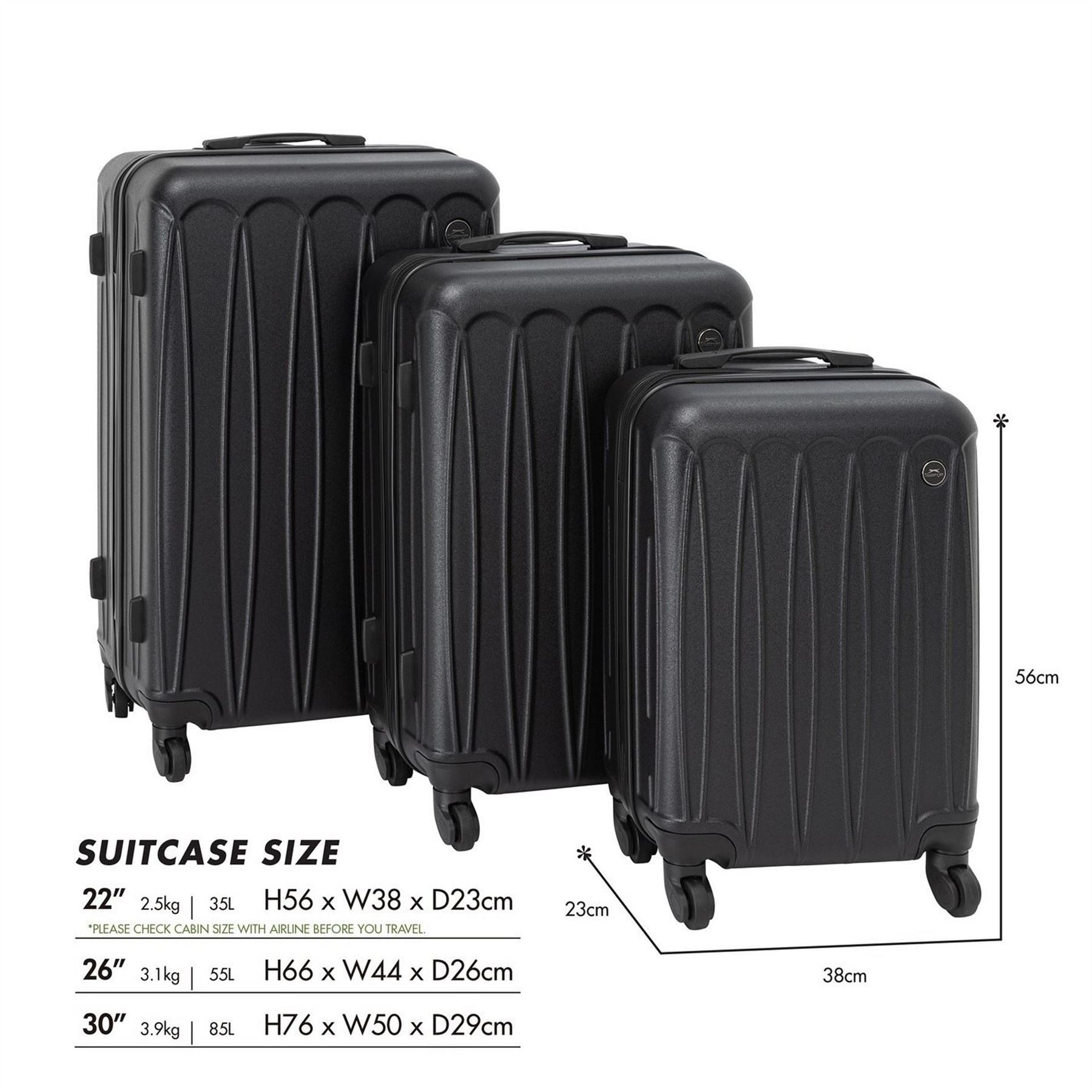 Slazenger 3 Piece Suitcase Set