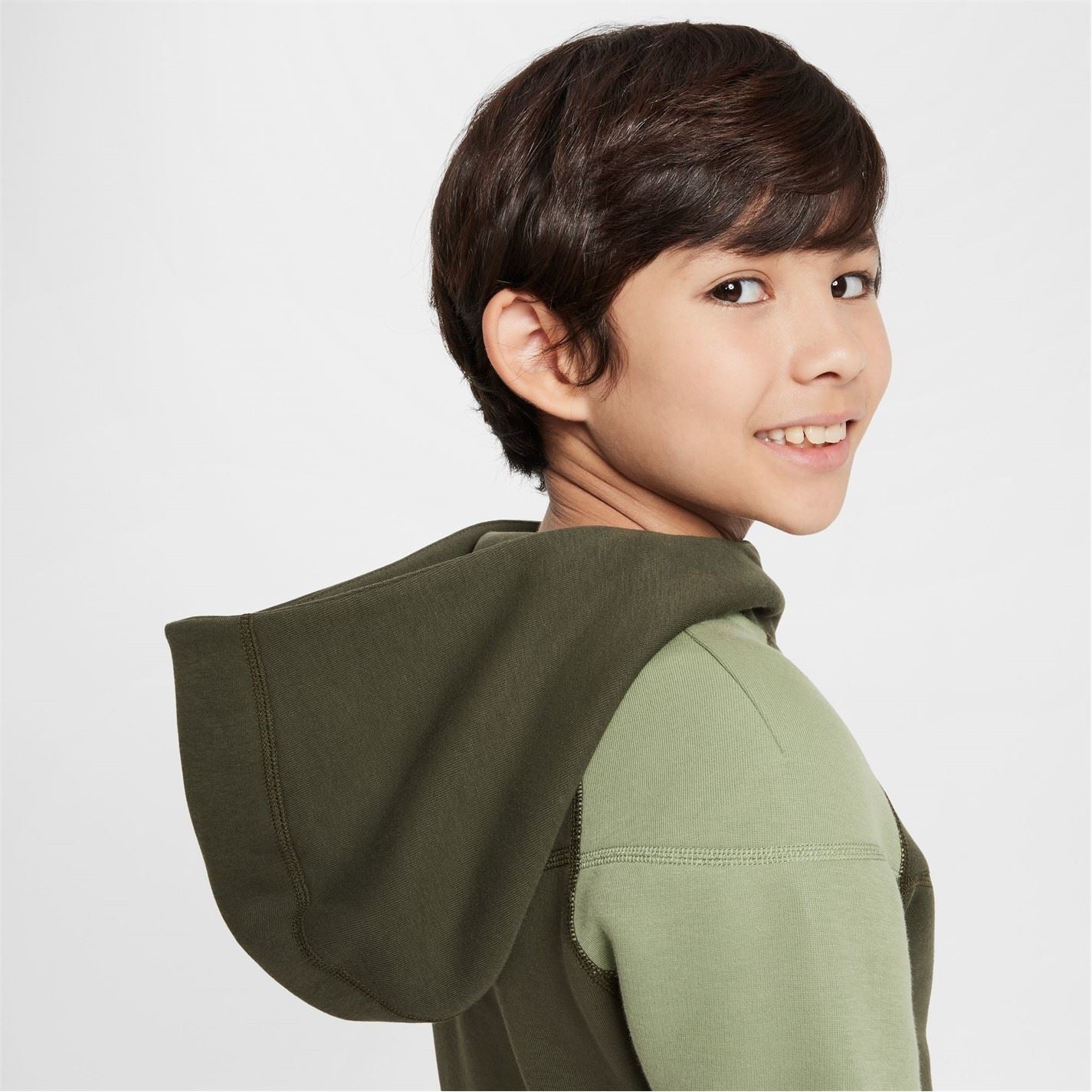 Nike Sportswear Tech Fleece Big Kids  Full Zip Hoodie