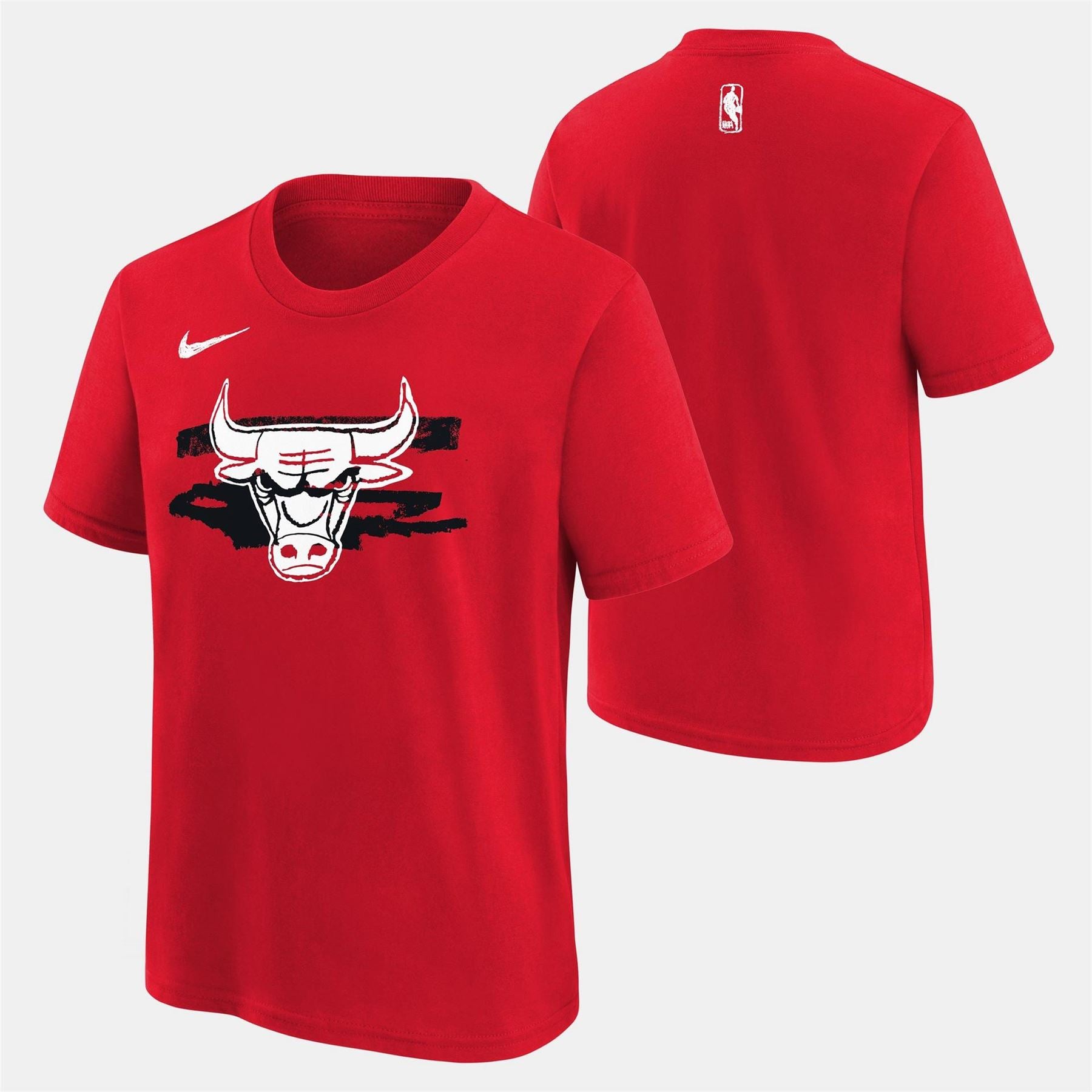 Nike Chicago Bulls Graphic Crew Neck Short Sleeve Jersey T-Shirt