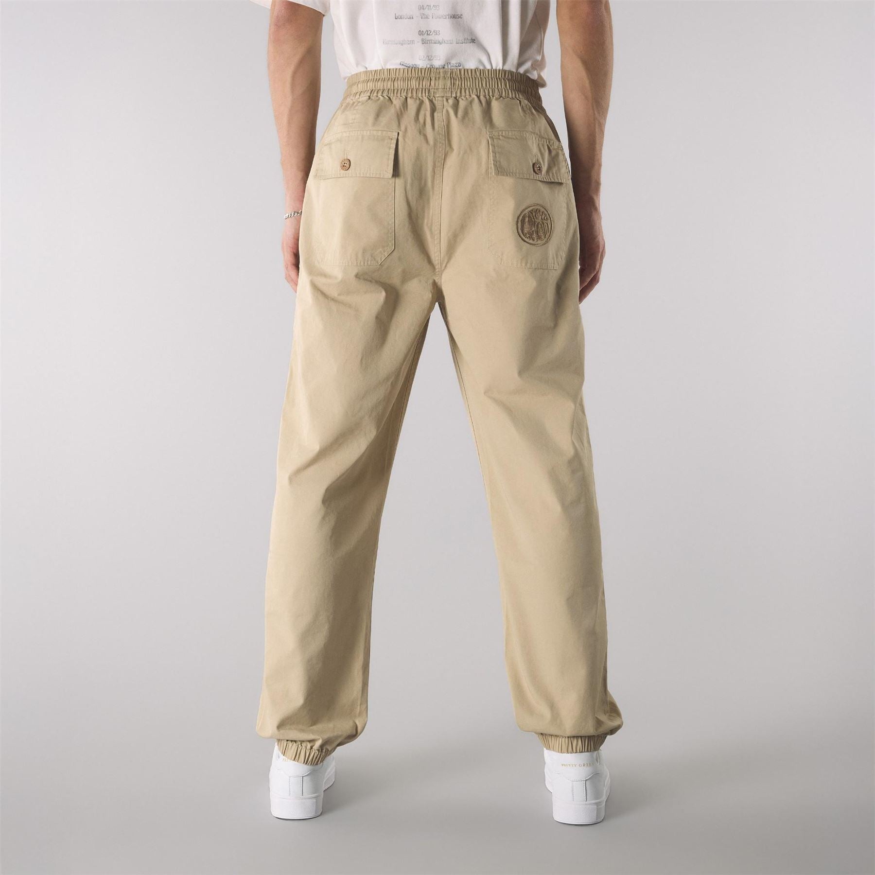 Pretty Green Straight Leg Elasticated Hem Joggers