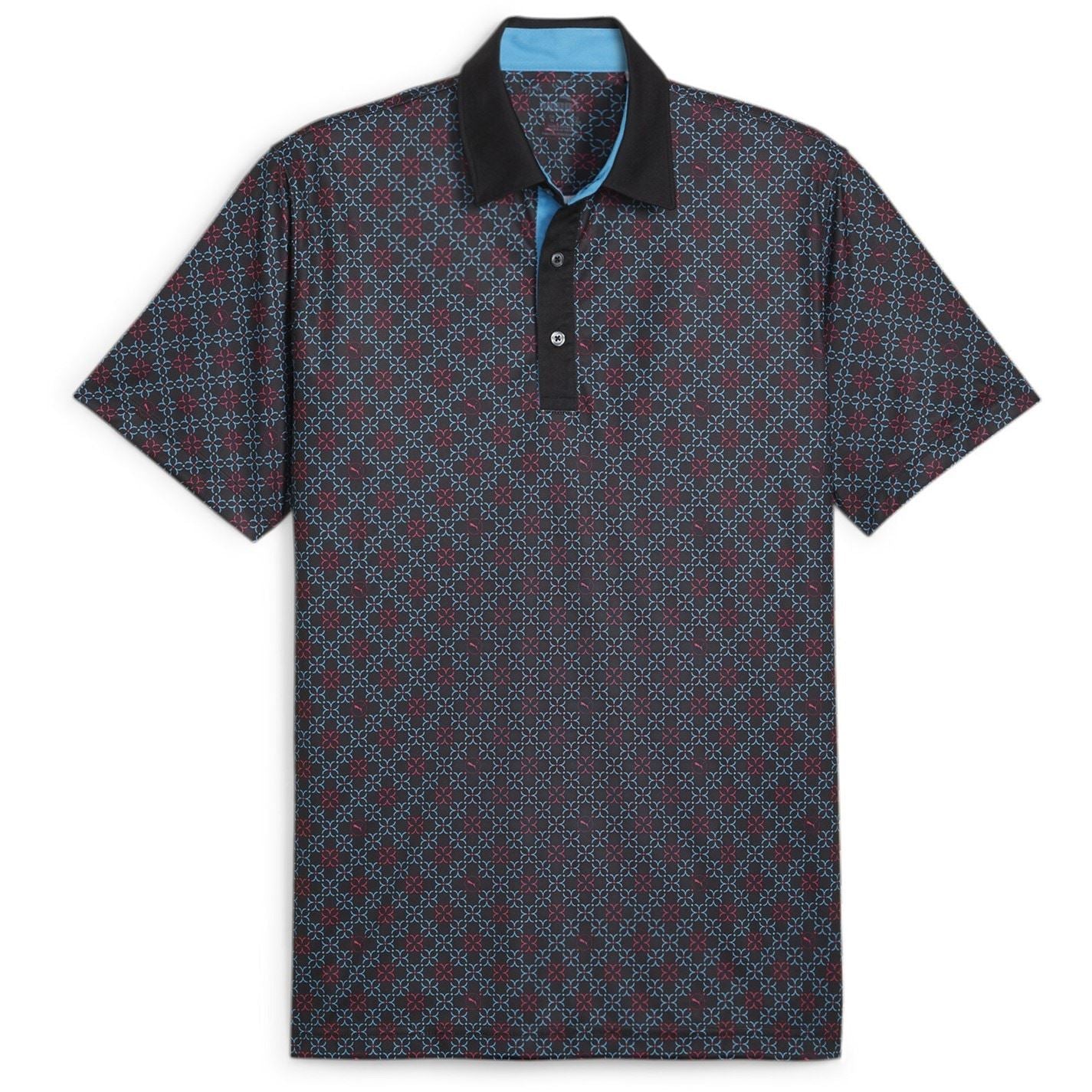 Puma Pure Monogram Short Sleeve Performance Polo Shirt