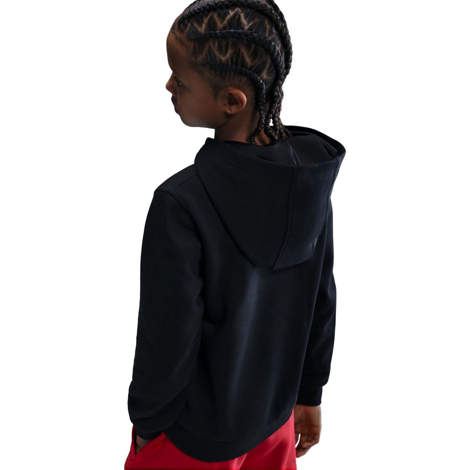 Nike Text Graphic Hooded Neck Long Sleeve Sweatshirt