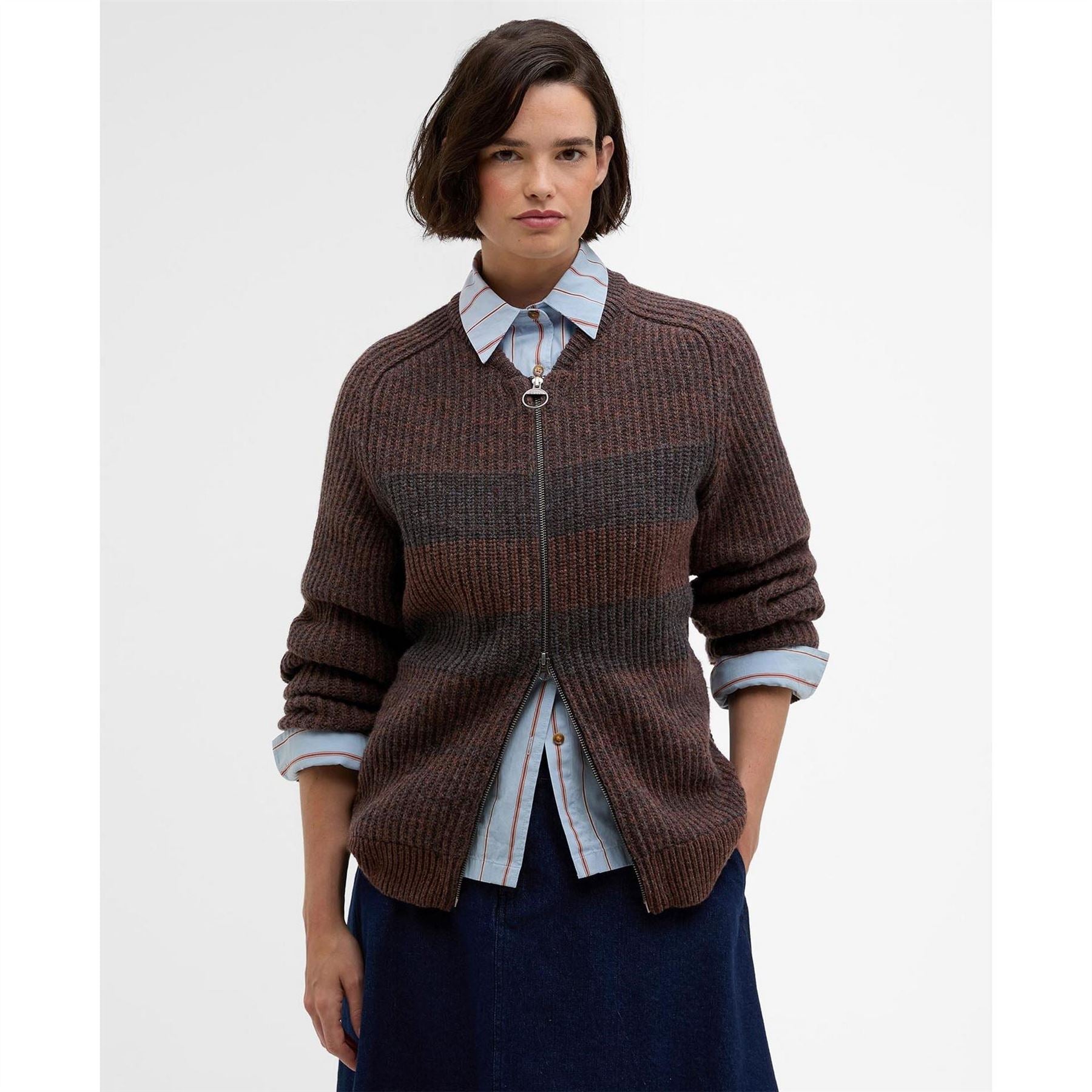 Paul Smith X Barbour Paul Smith Knitted Bomber Jacket