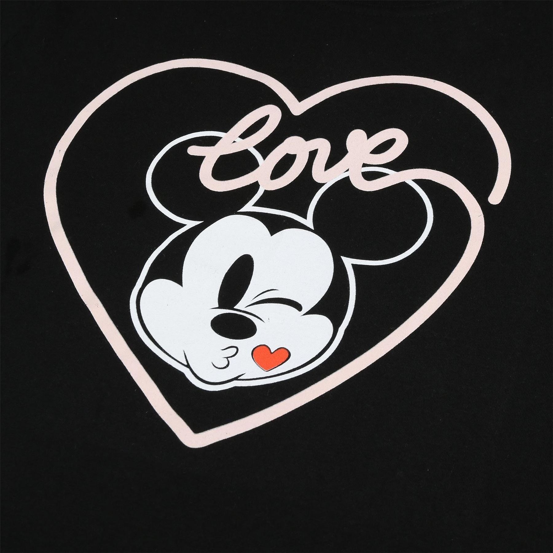 Disney Mickey Mouse Rolled Cuff T-Shirt