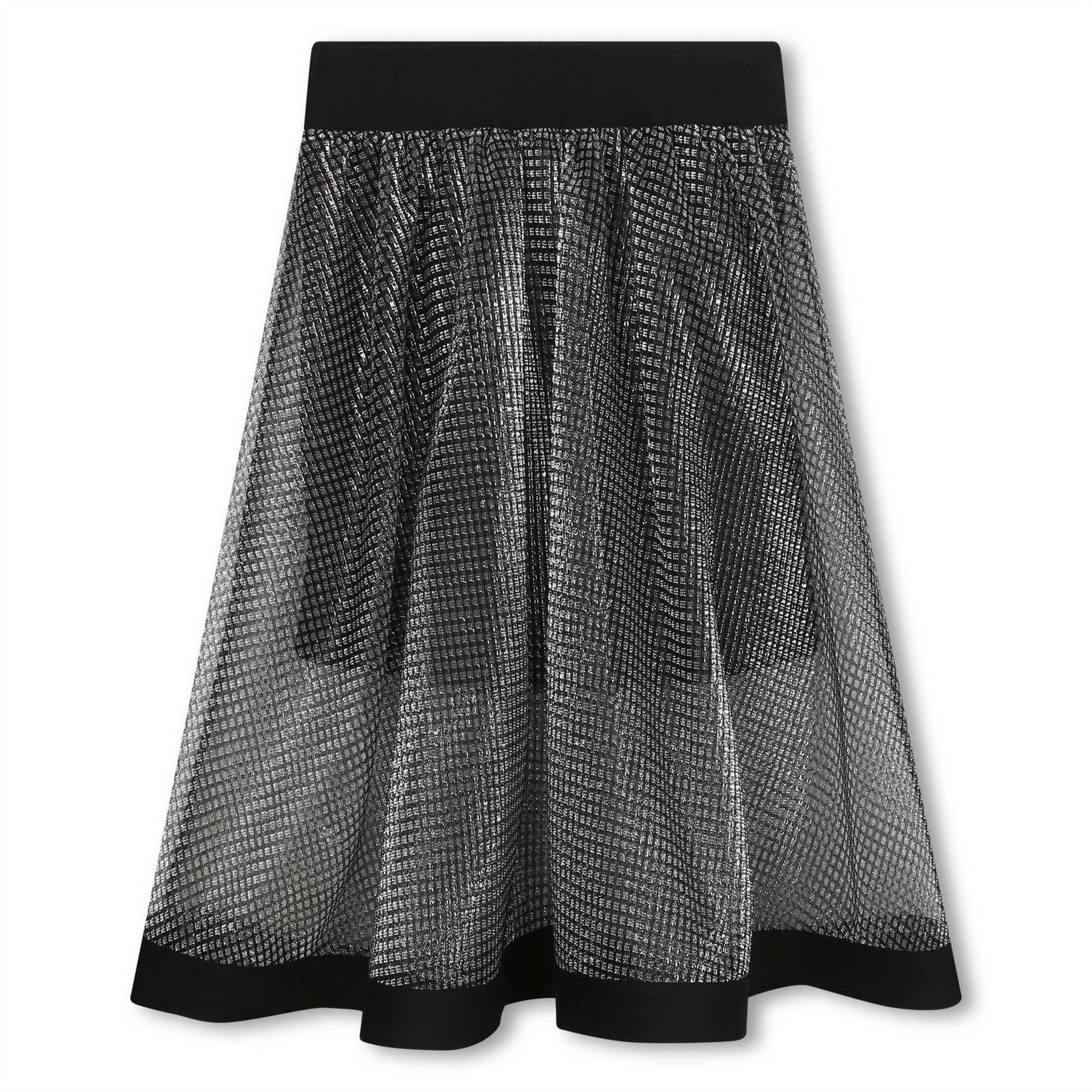 DKNY A Line Mesh Jersey Skirt