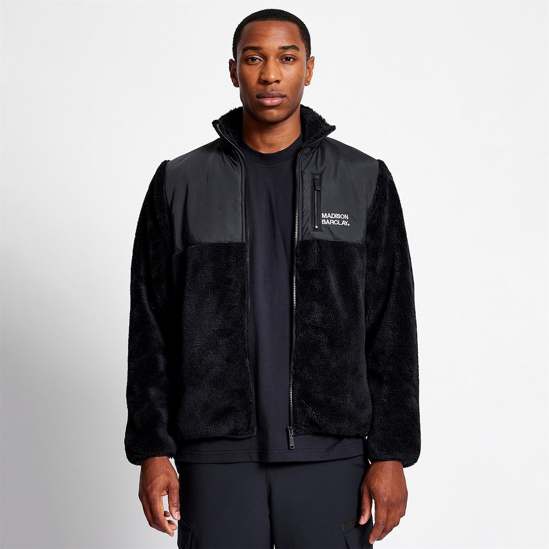 Madison Barclay Wrap Over Shawl Collar Coat