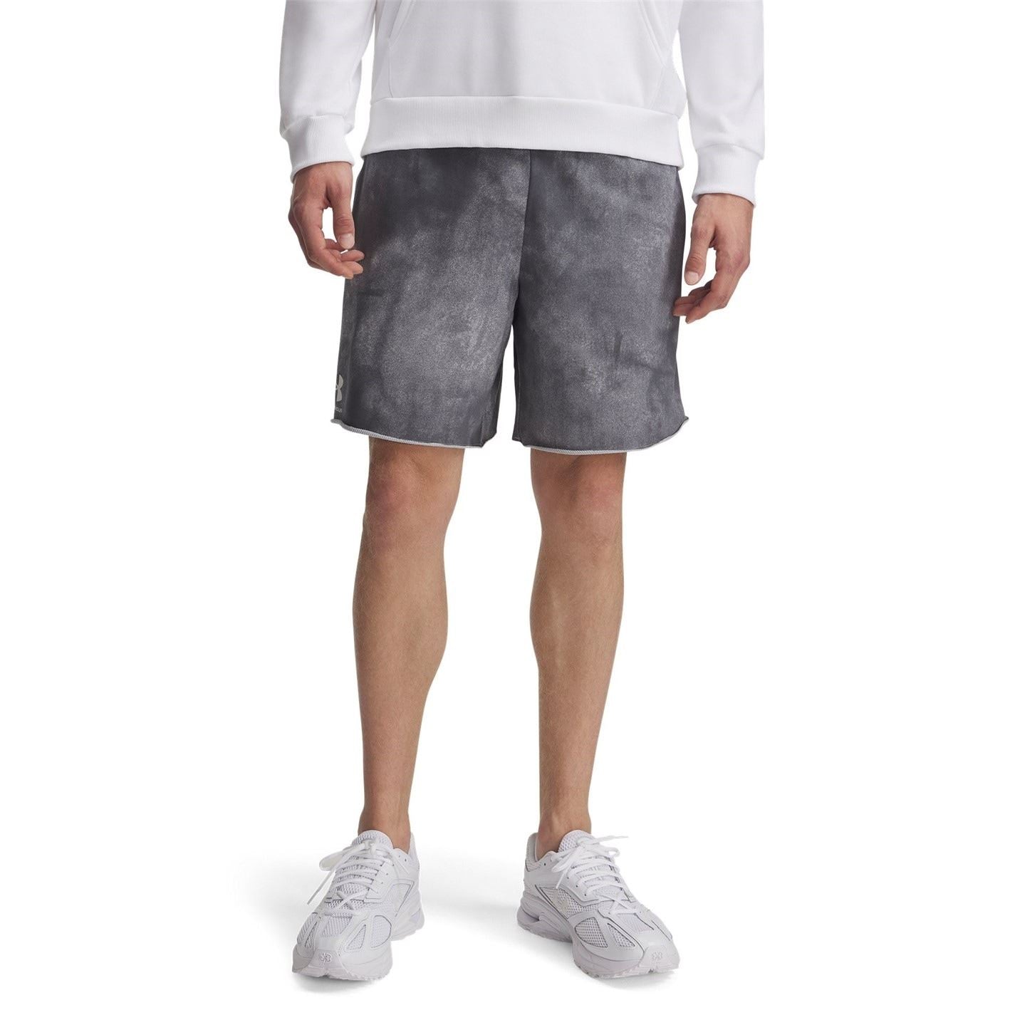 Under Armour Rival Terry All Over Print Fleece Jogger Shorts