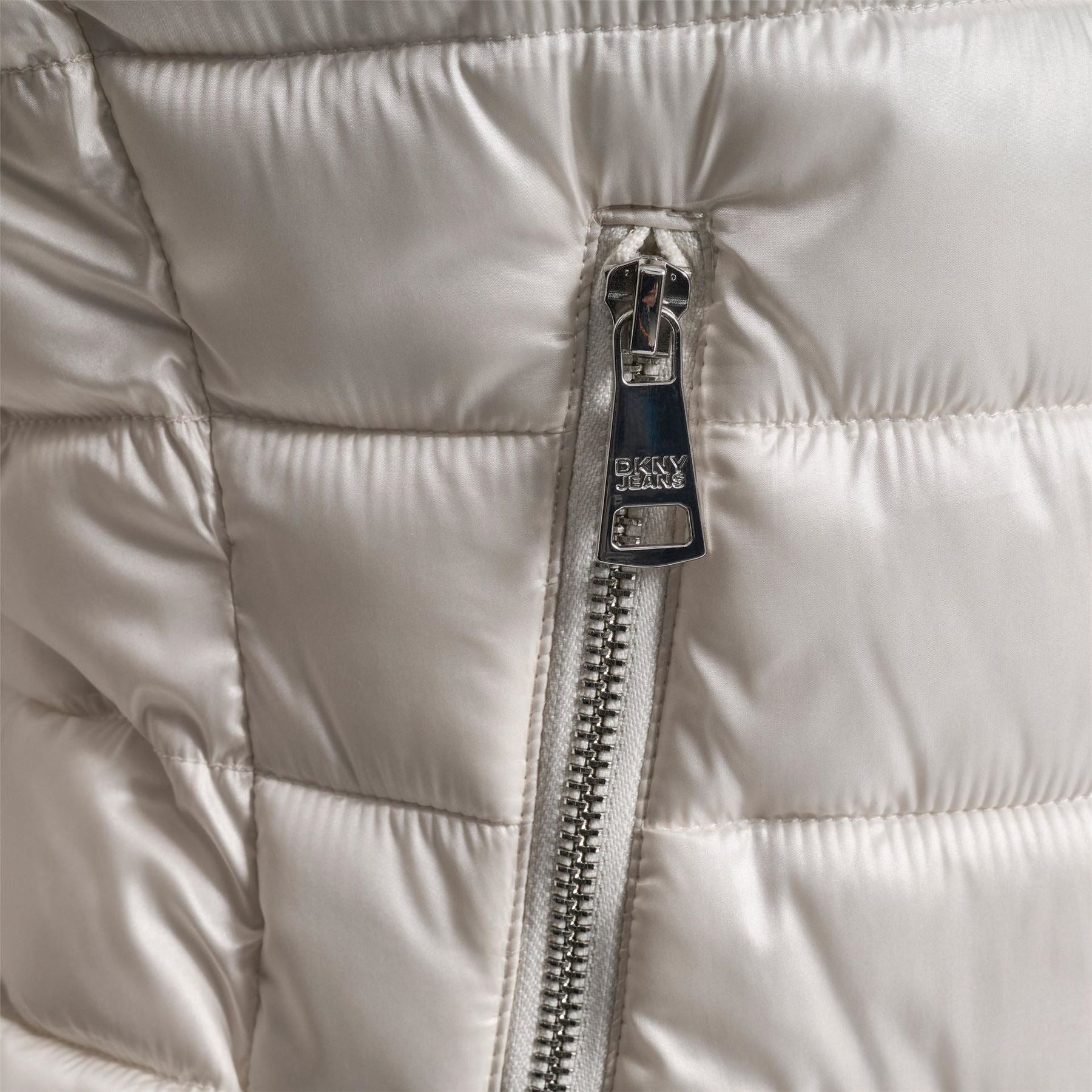 DKNY Jeans Moto Style Light Weight Puffer Jacket