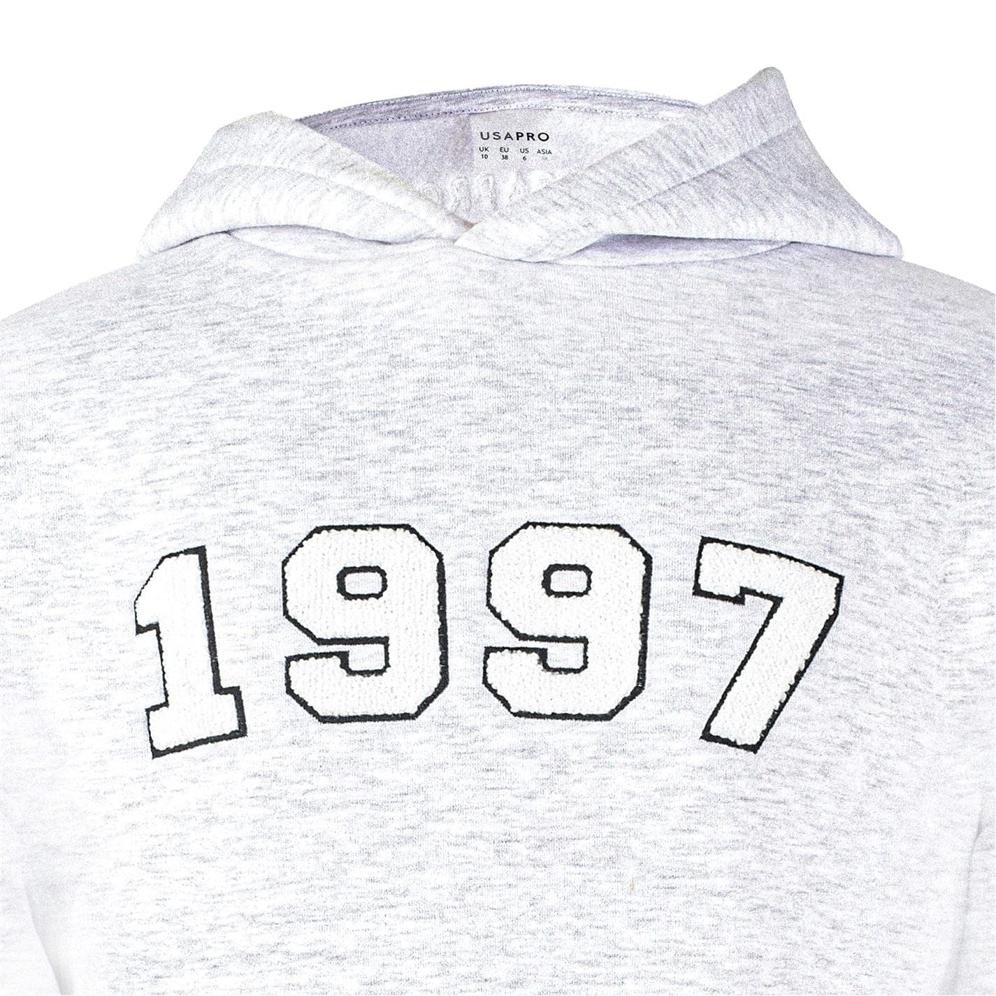 USA Pro Pro Yoga Hooded Neck Drop Shoulder Sweatshirt