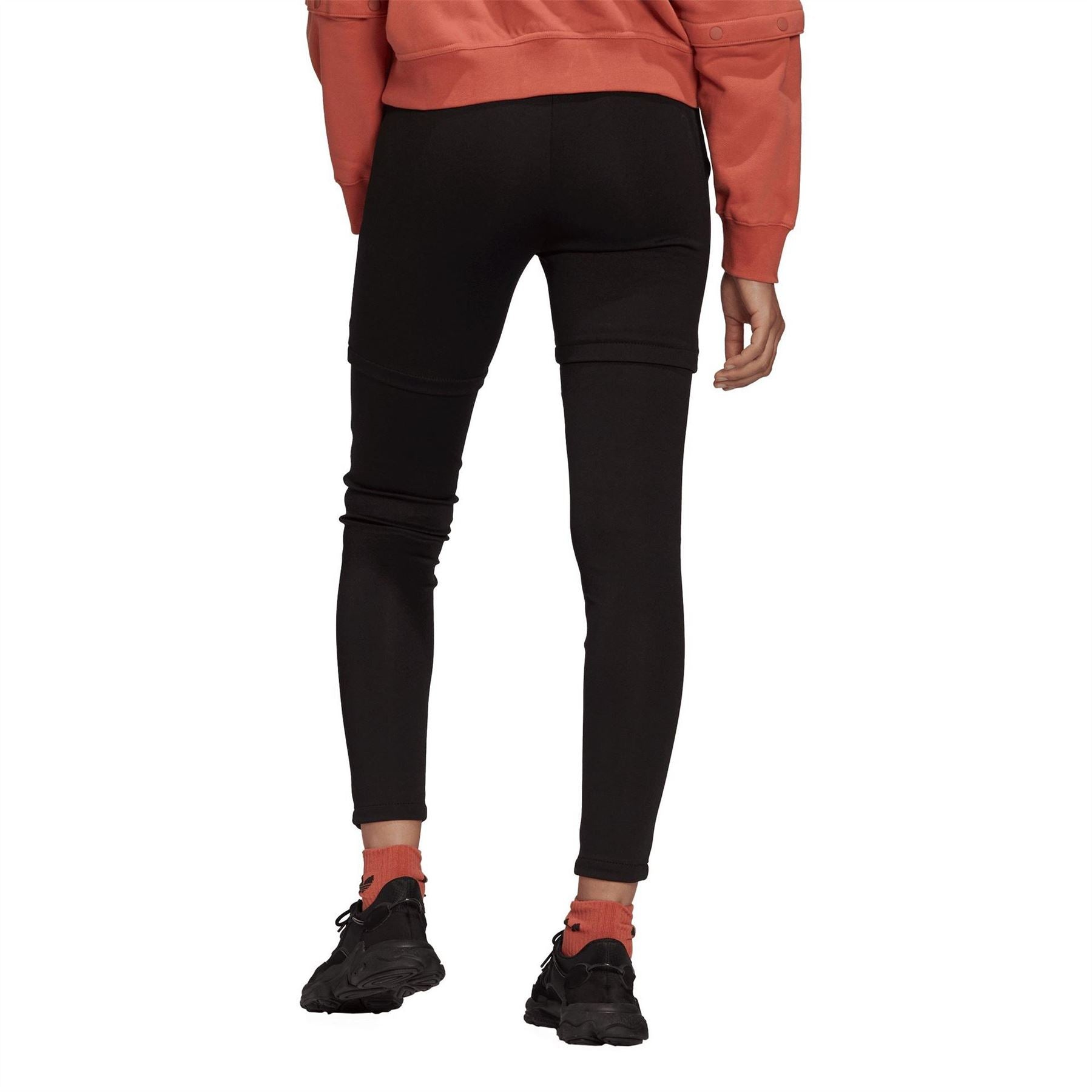 adidas Originals Faux Leather Skinny Fit Trousers