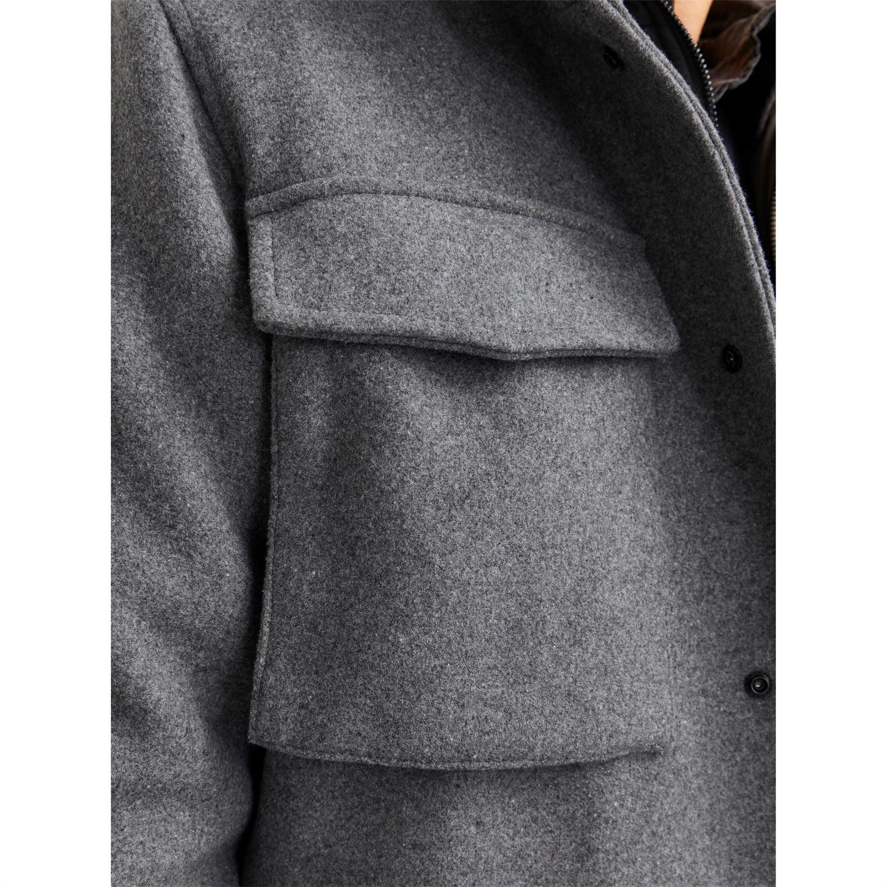 Jack and Jones Alex High Neck Flap Pocket Field Jacket