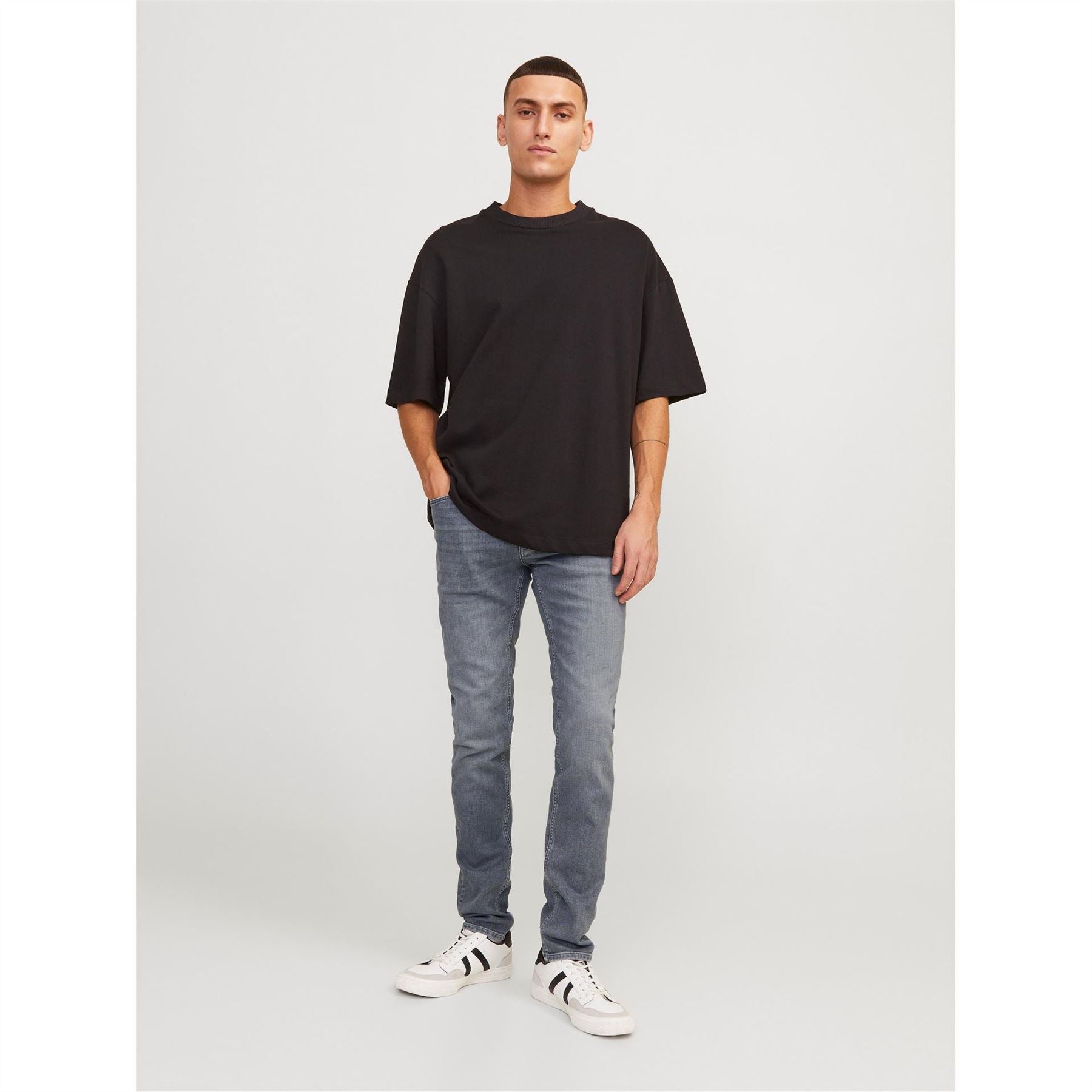 Jack and Jones Liamevan Slim Fit Five Pocket Jeans