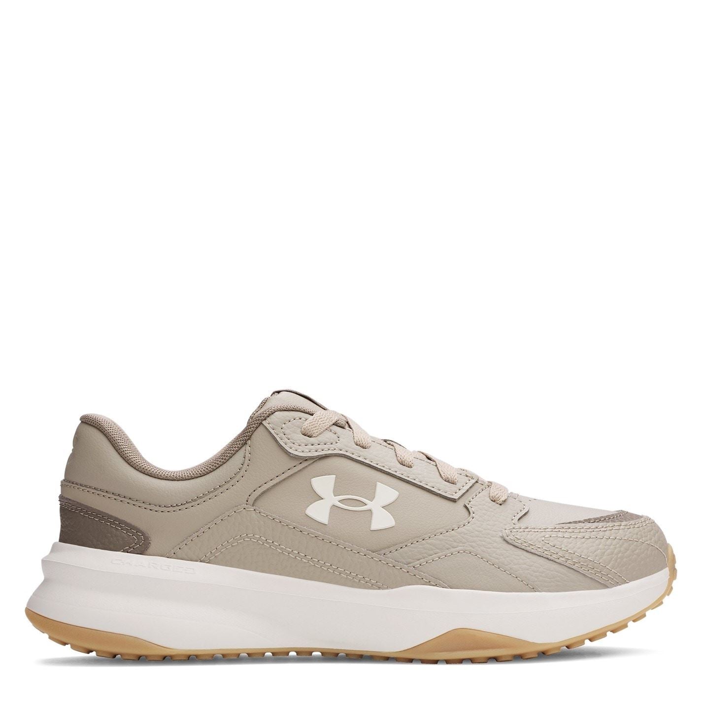 Under Armour Edge Leather Lace-Up Low Top Sneakers