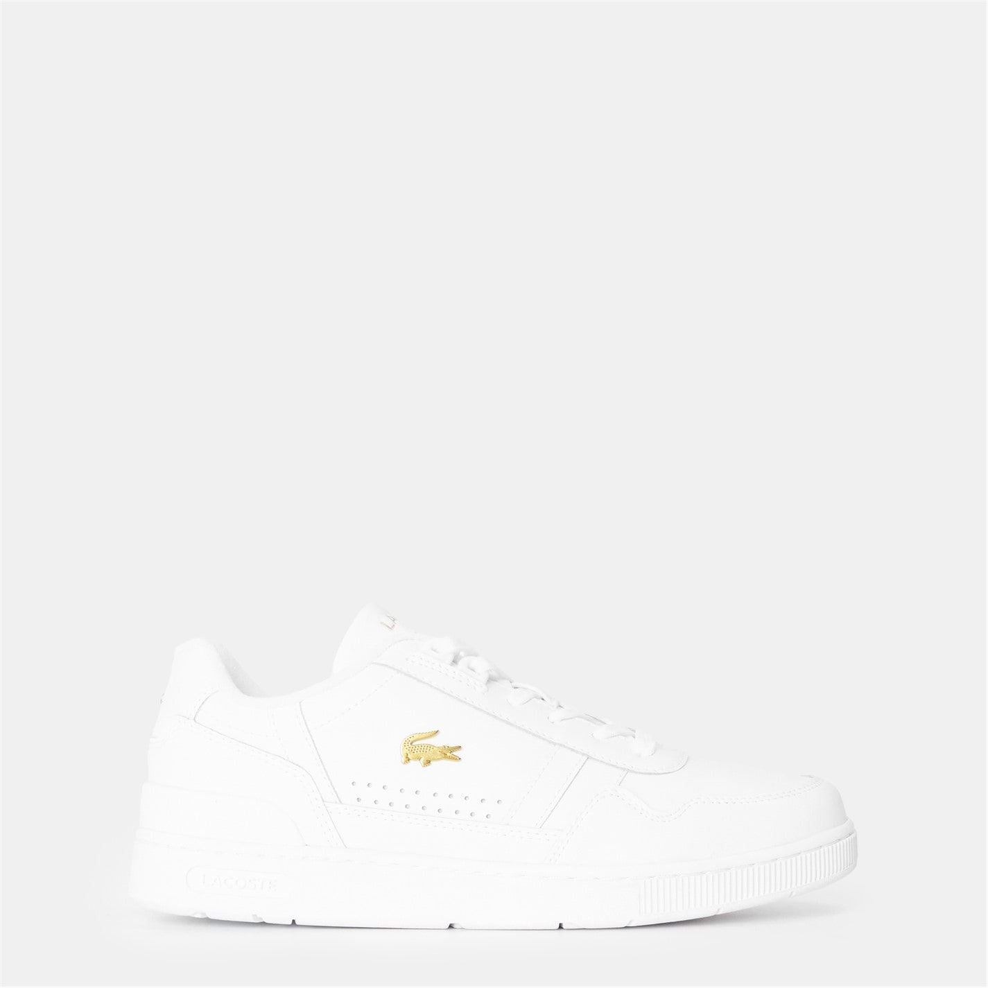 Lacoste T Clip Crocodile Print Flatform Trainers