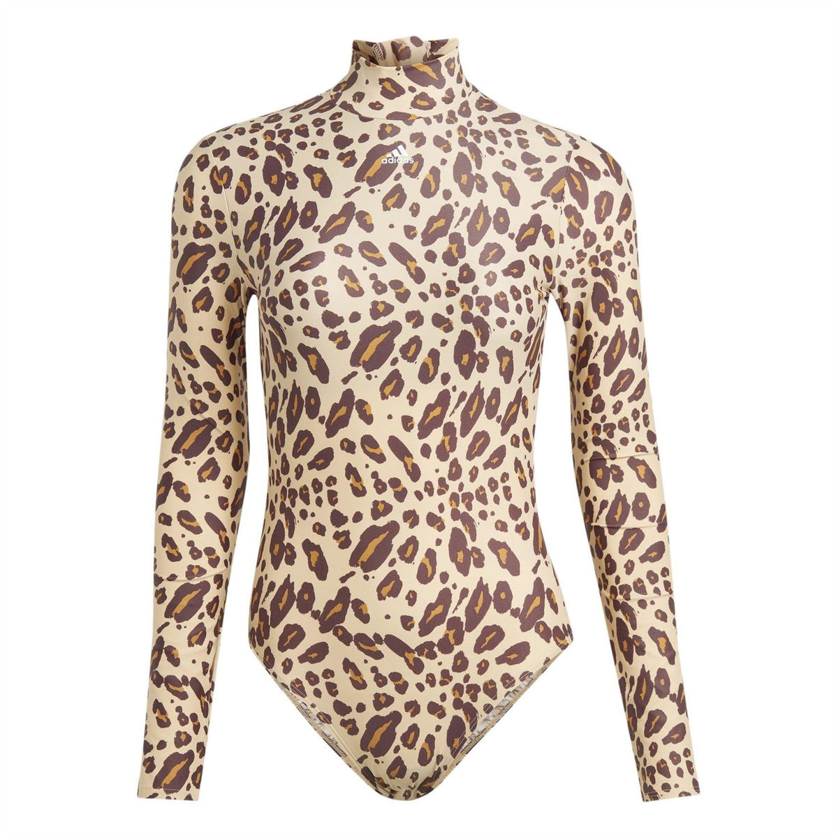 adidas Sleeved Animal Print Swimsuit