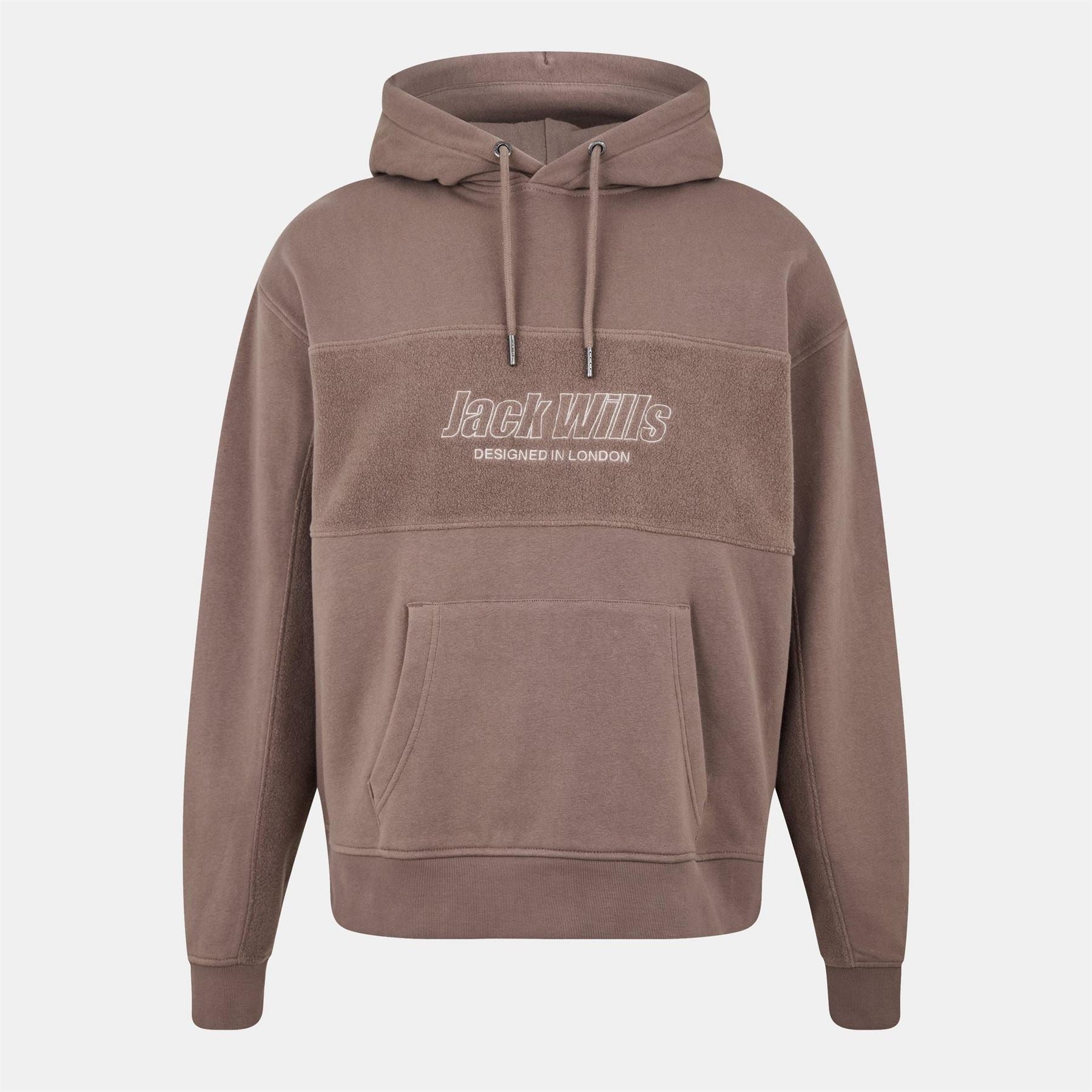 Jack Wills Reverse Panel Lettering Drop Shoulder Sweatshirt